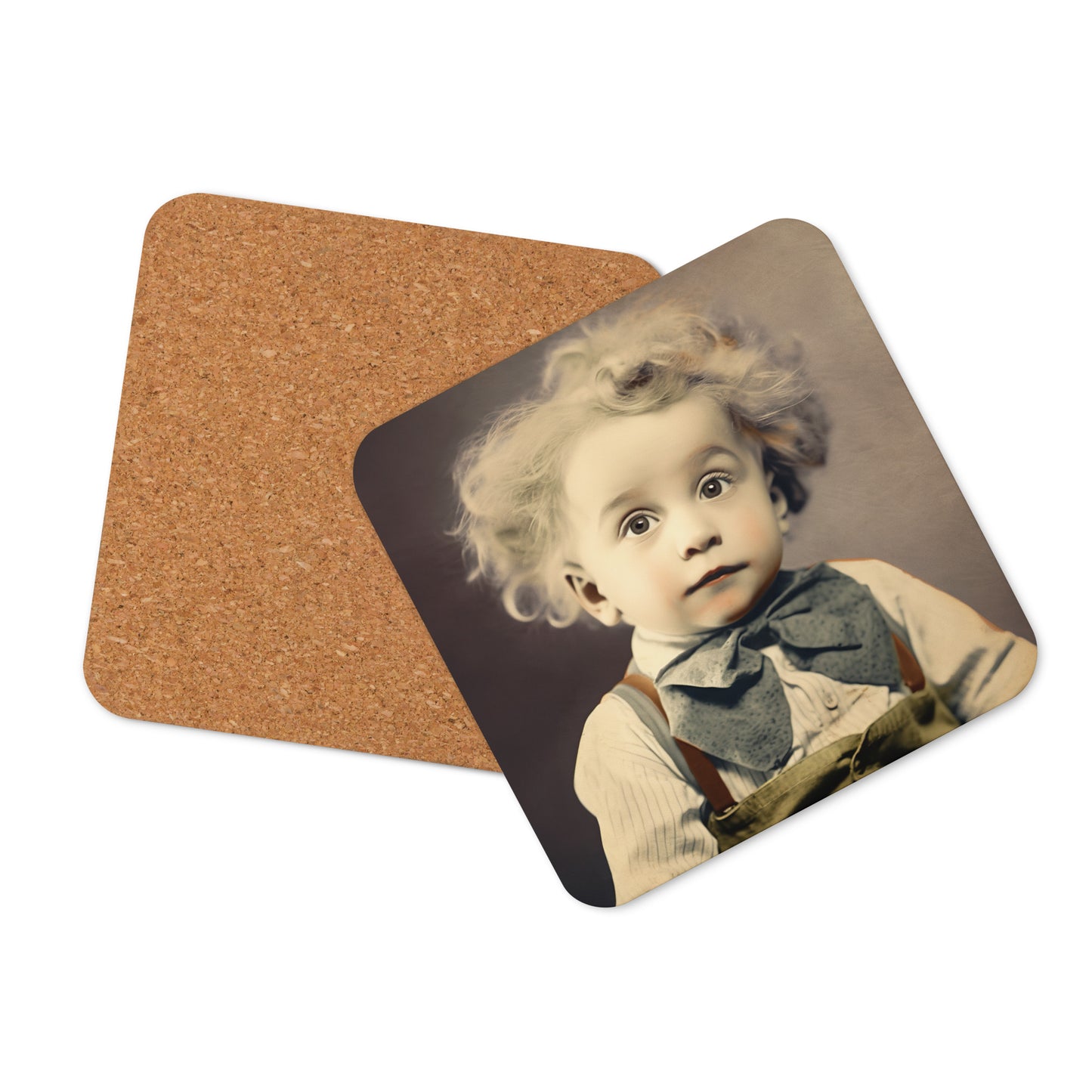 Coaster / 1x Cork / Portrait Albert Hermann II