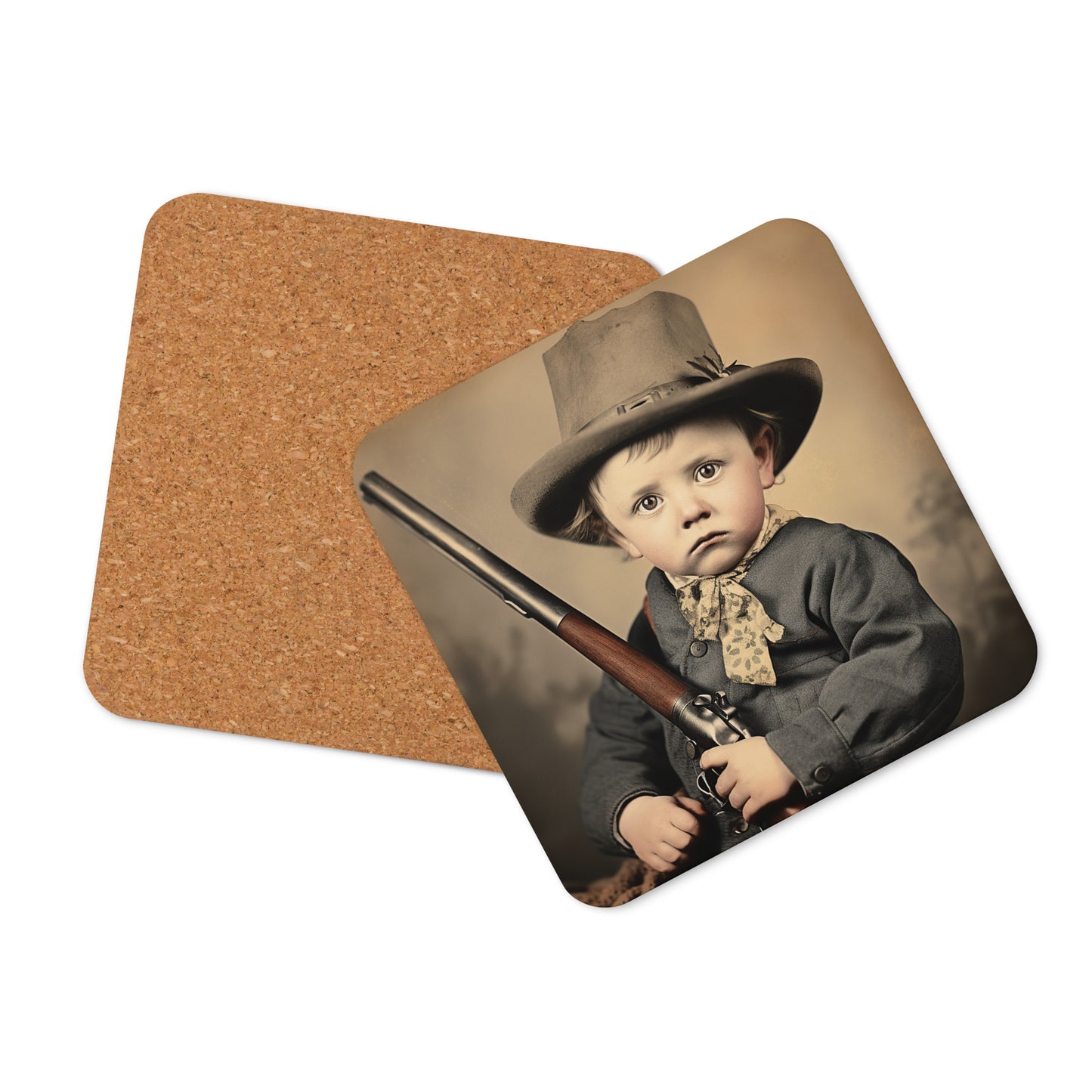 Coaster / 1x Cork / Portrait William 'Billy' Henry III