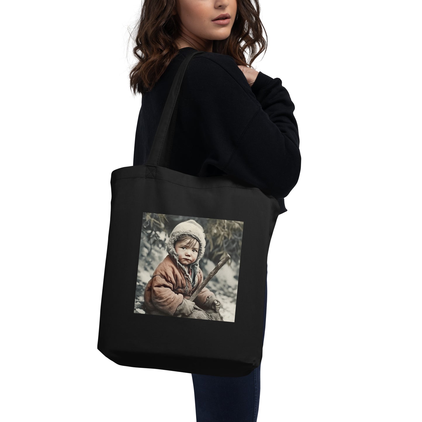 Tote Bag / Organic Cotton Twill / Portrait Ötzi Tisenjoch I