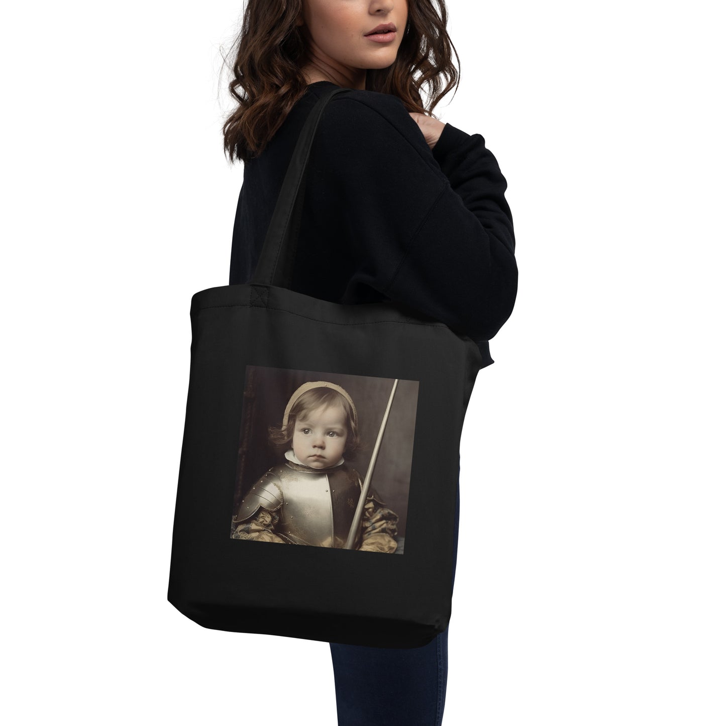 Tote Bag / Organic Cotton Twill / Portrait Jeanne 'Joan' Arc II