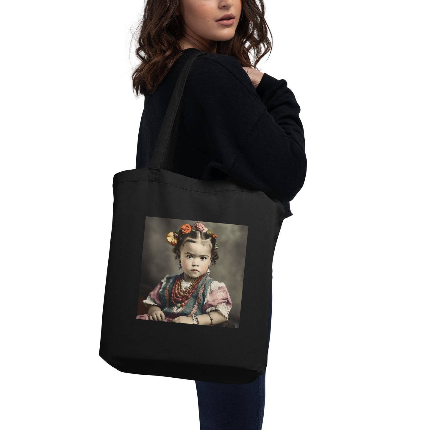 Tote Bag / Organic Cotton Twill / Portrait Magdalena Frida VIII