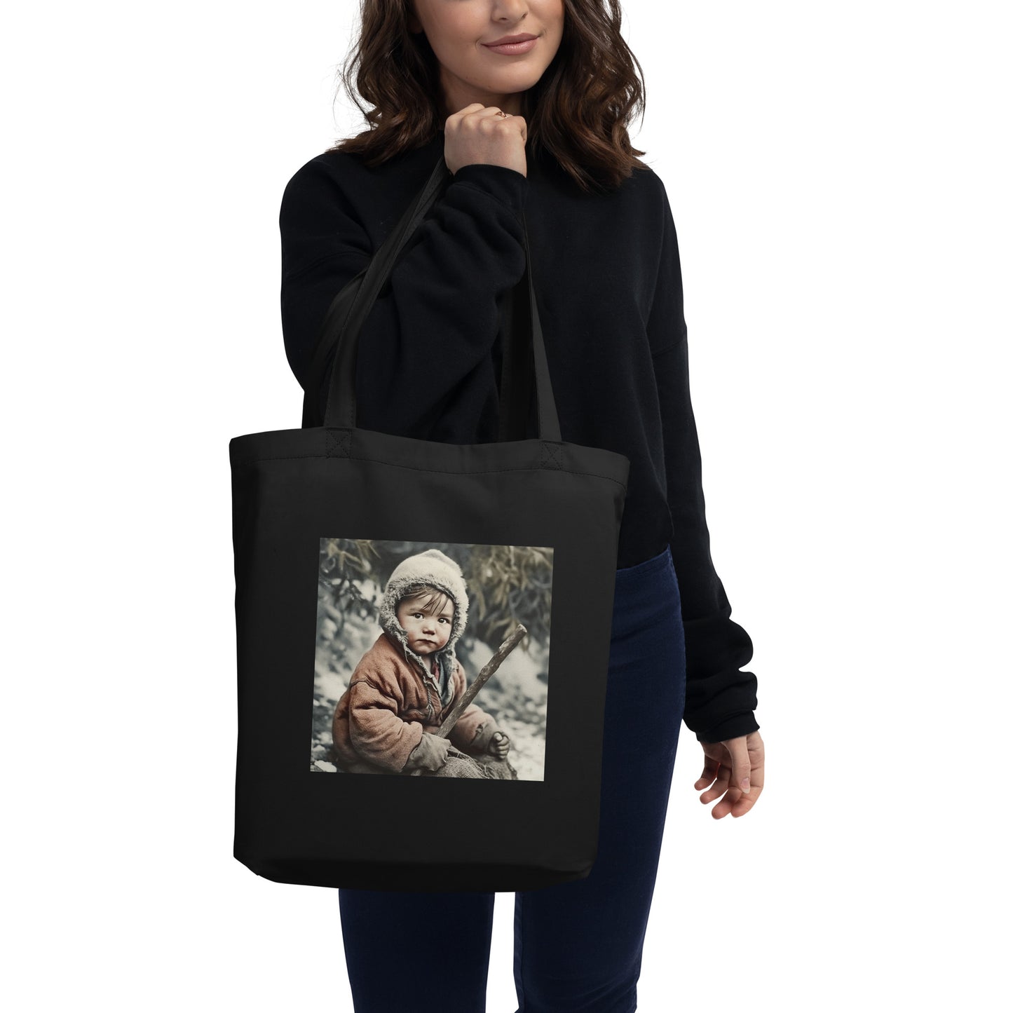 Tote Bag / Organic Cotton Twill / Portrait Ötzi Tisenjoch I