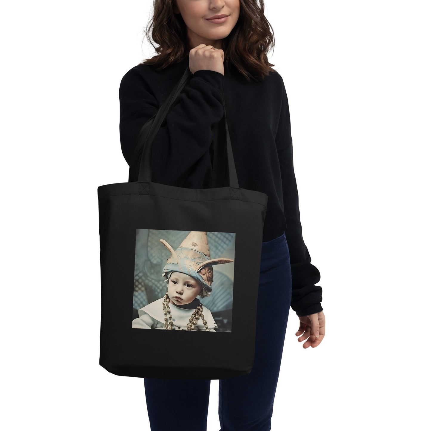 Tote Bag / Organic Cotton Twill / Portrait Akhenaten Amenhotep II