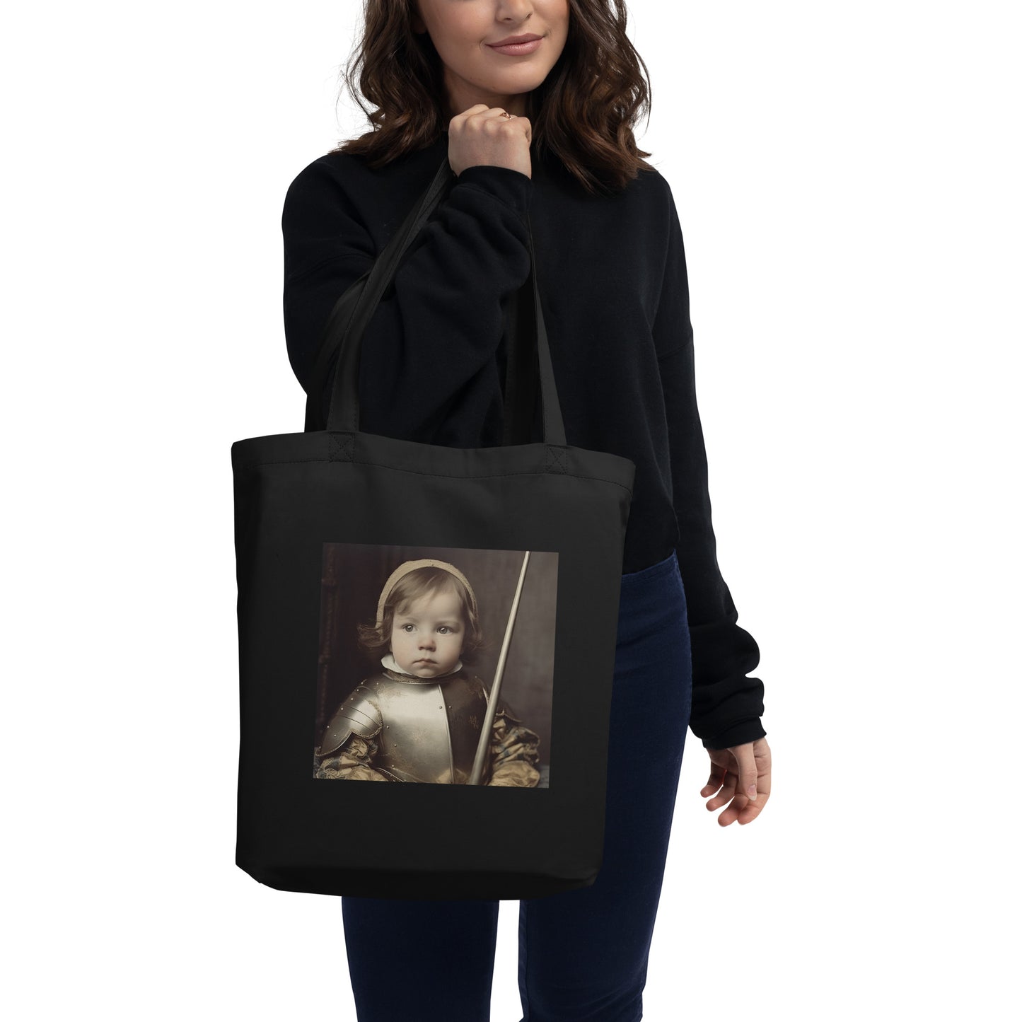 Tote Bag / Organic Cotton Twill / Portrait Jeanne 'Joan' Arc II