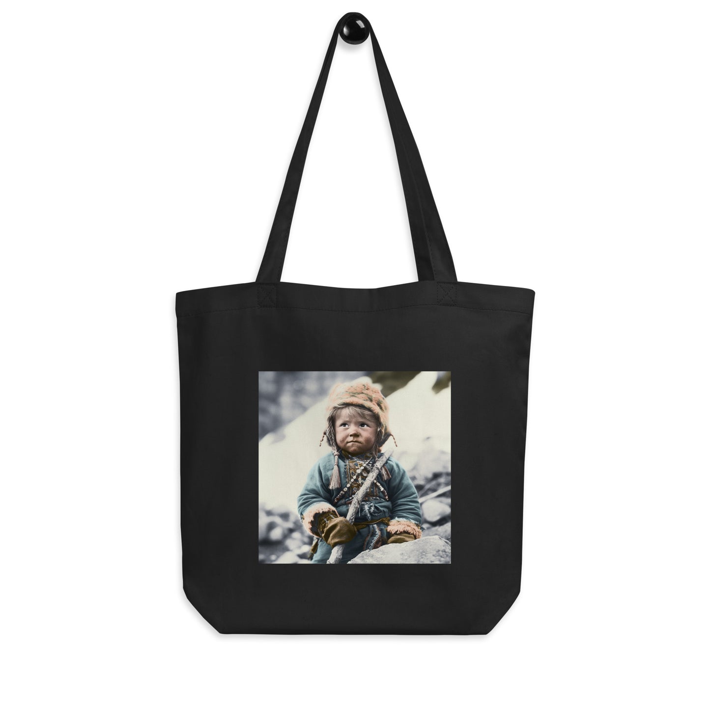 Tote Bag / Organic Cotton Twill / Portrait Ötzi Tisenjoch II