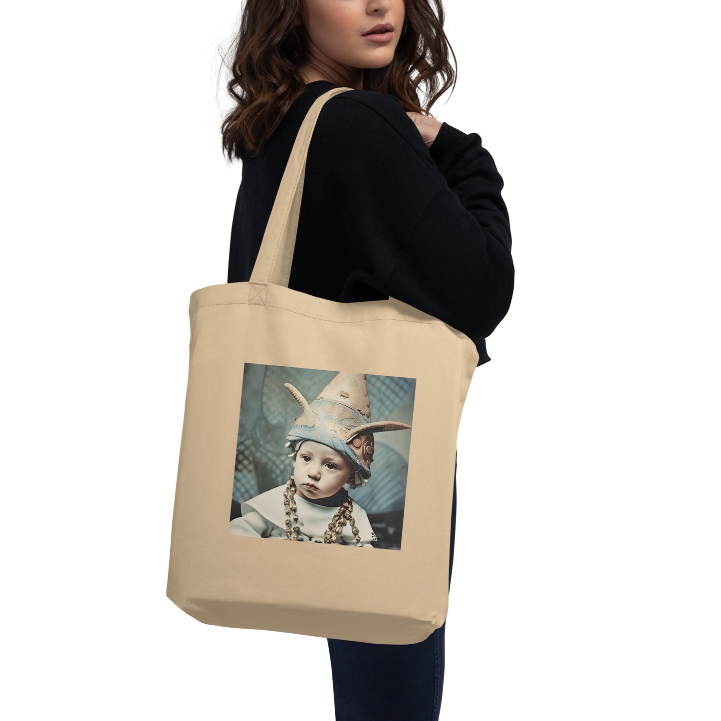 Tote Bag / Organic Cotton Twill / Portrait Akhenaten Amenhotep II