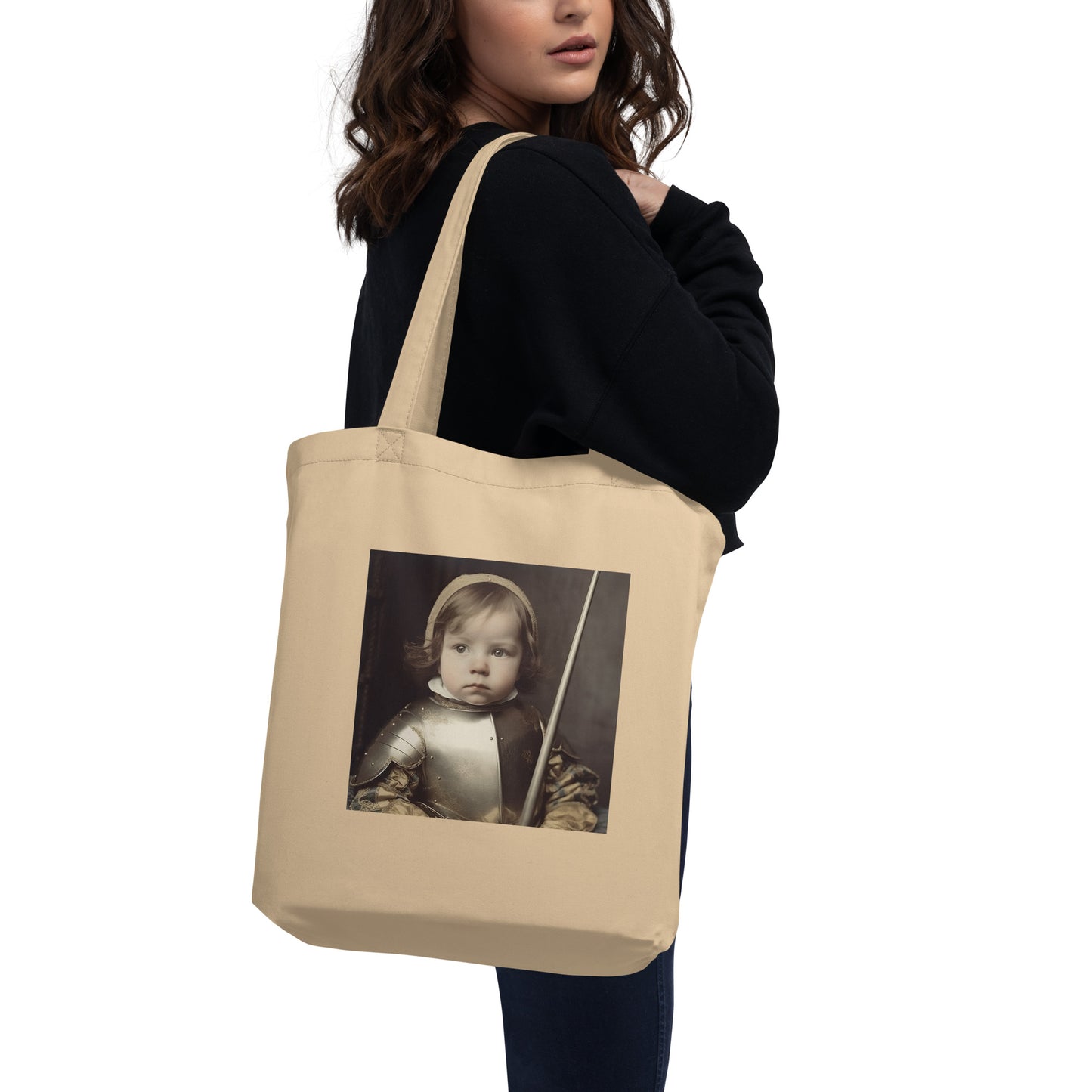 Tote Bag / Organic Cotton Twill / Portrait Jeanne 'Joan' Arc II