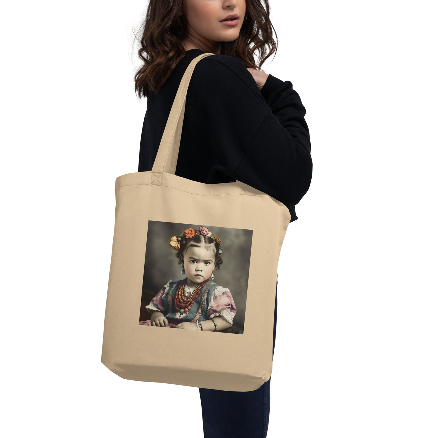 Tote Bag / Organic Cotton Twill / Portrait Magdalena Frida VIII