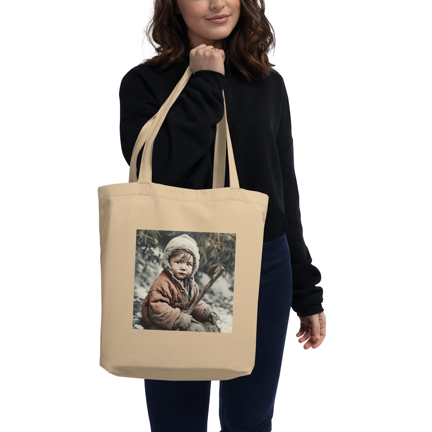 Tote Bag / Organic Cotton Twill / Portrait Ötzi Tisenjoch I