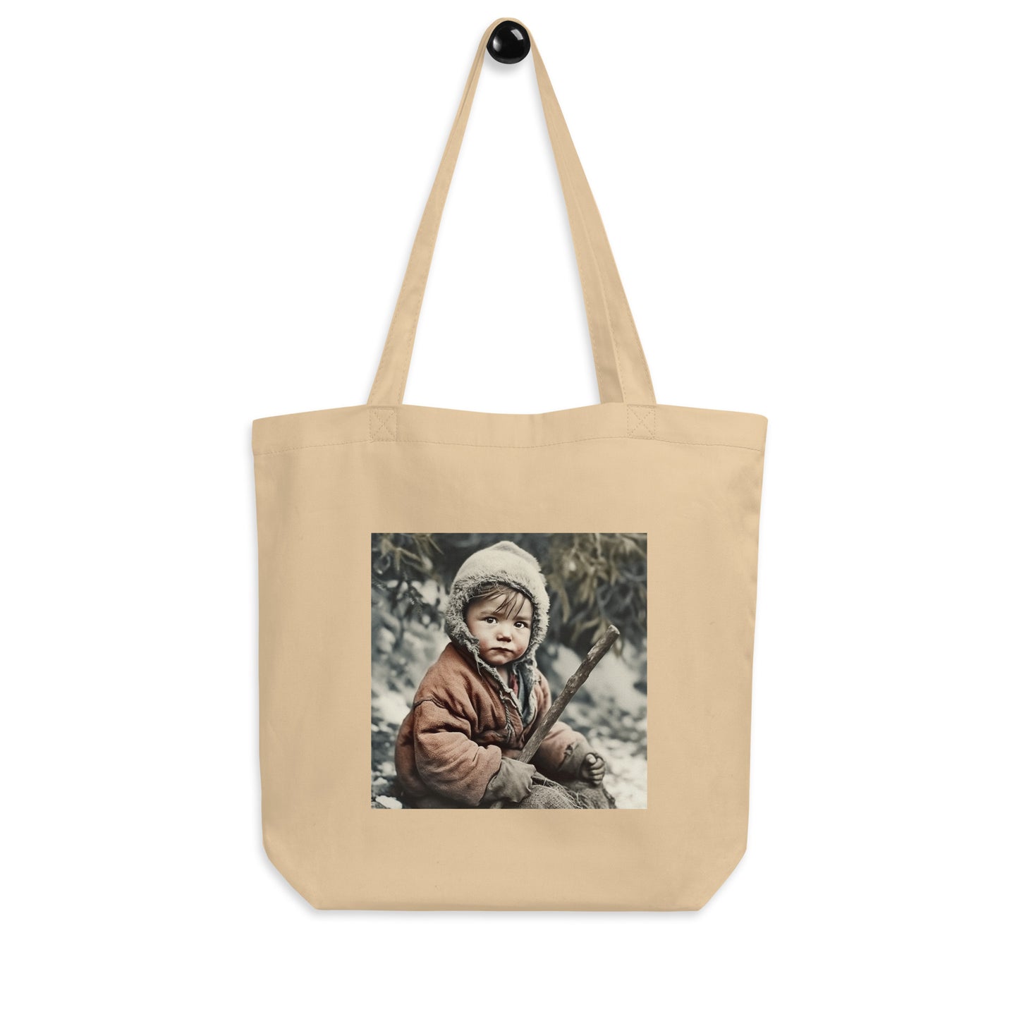 Tote Bag / Organic Cotton Twill / Portrait Ötzi Tisenjoch I