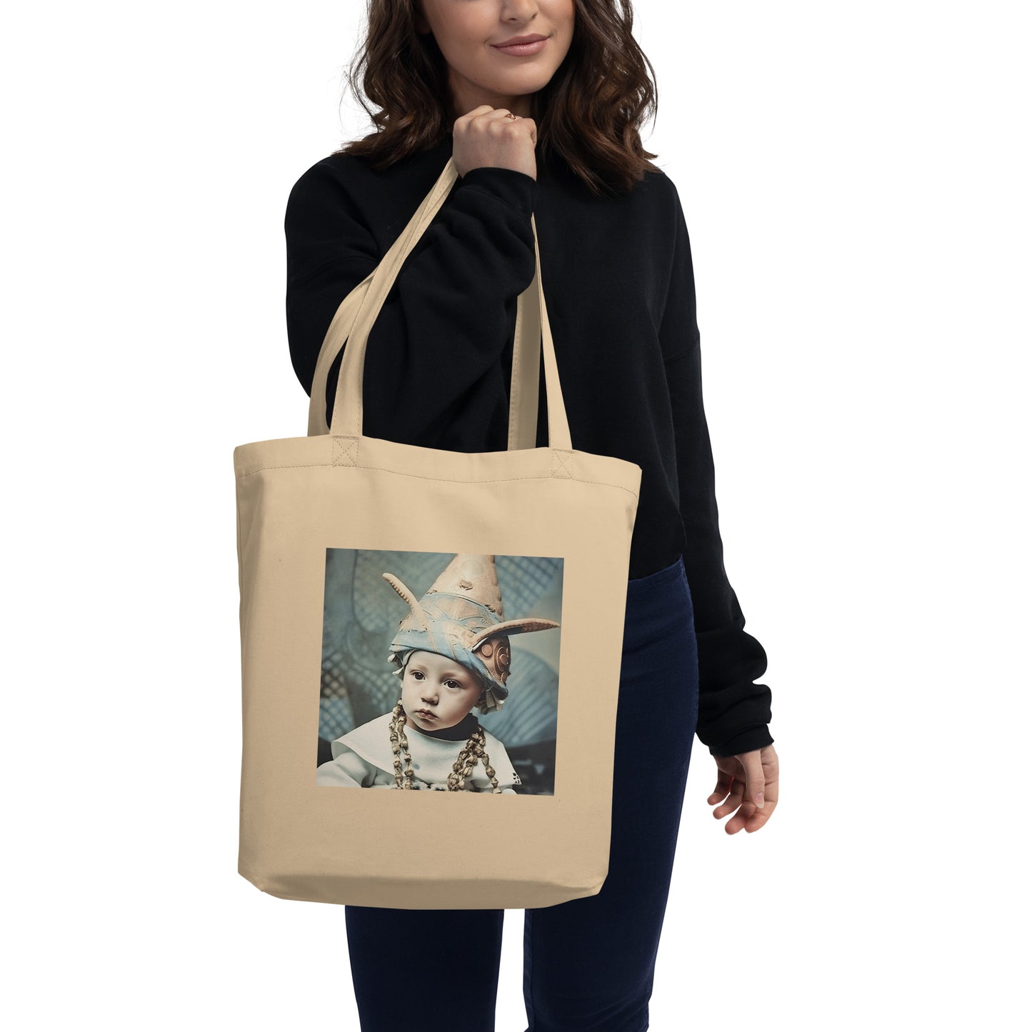 Tote Bag / Organic Cotton Twill / Portrait Akhenaten Amenhotep II