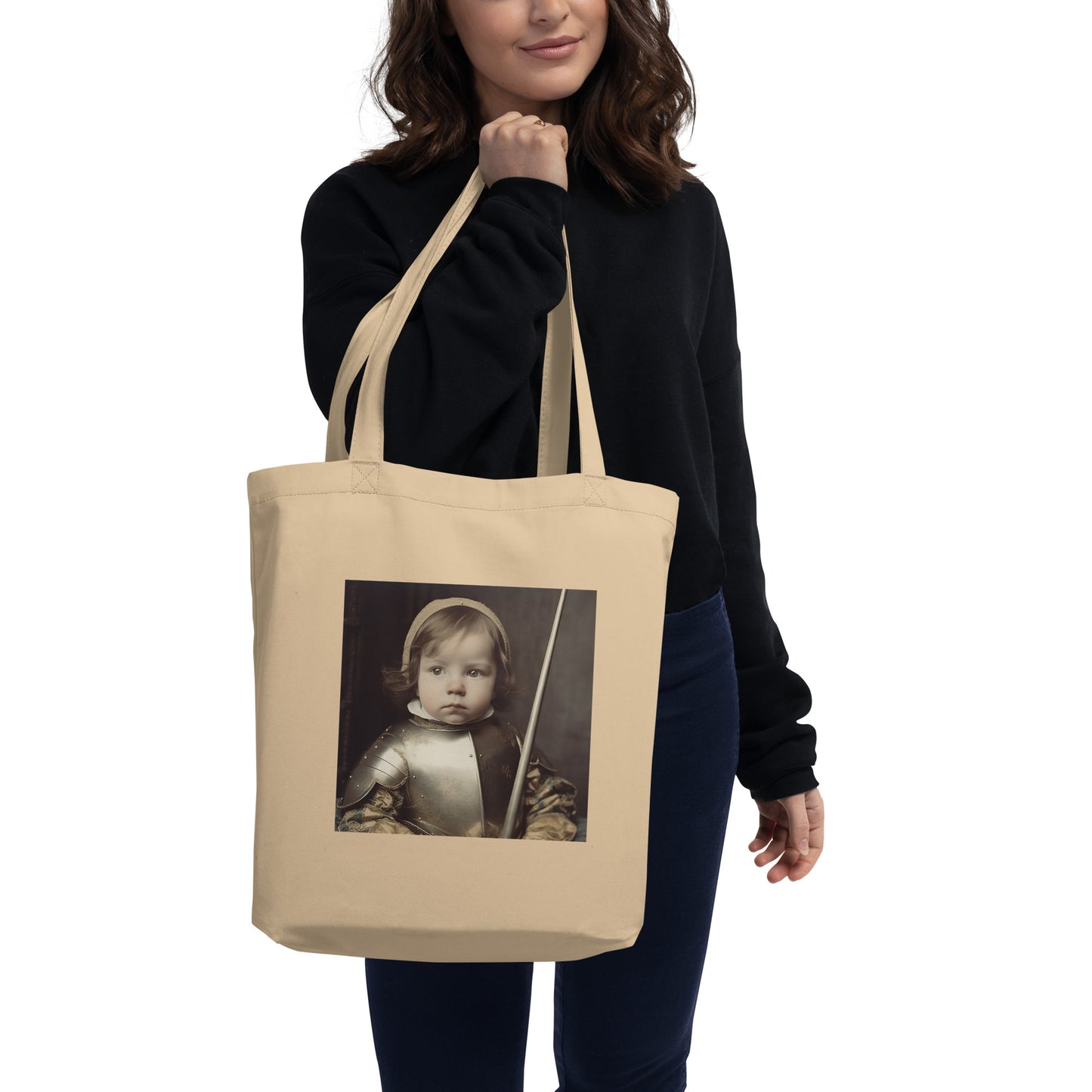 Tote Bag / Organic Cotton Twill / Portrait Jeanne 'Joan' Arc II