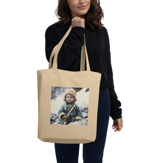 Tote Bag / Organic Cotton Twill / Portrait Ötzi Tisenjoch II