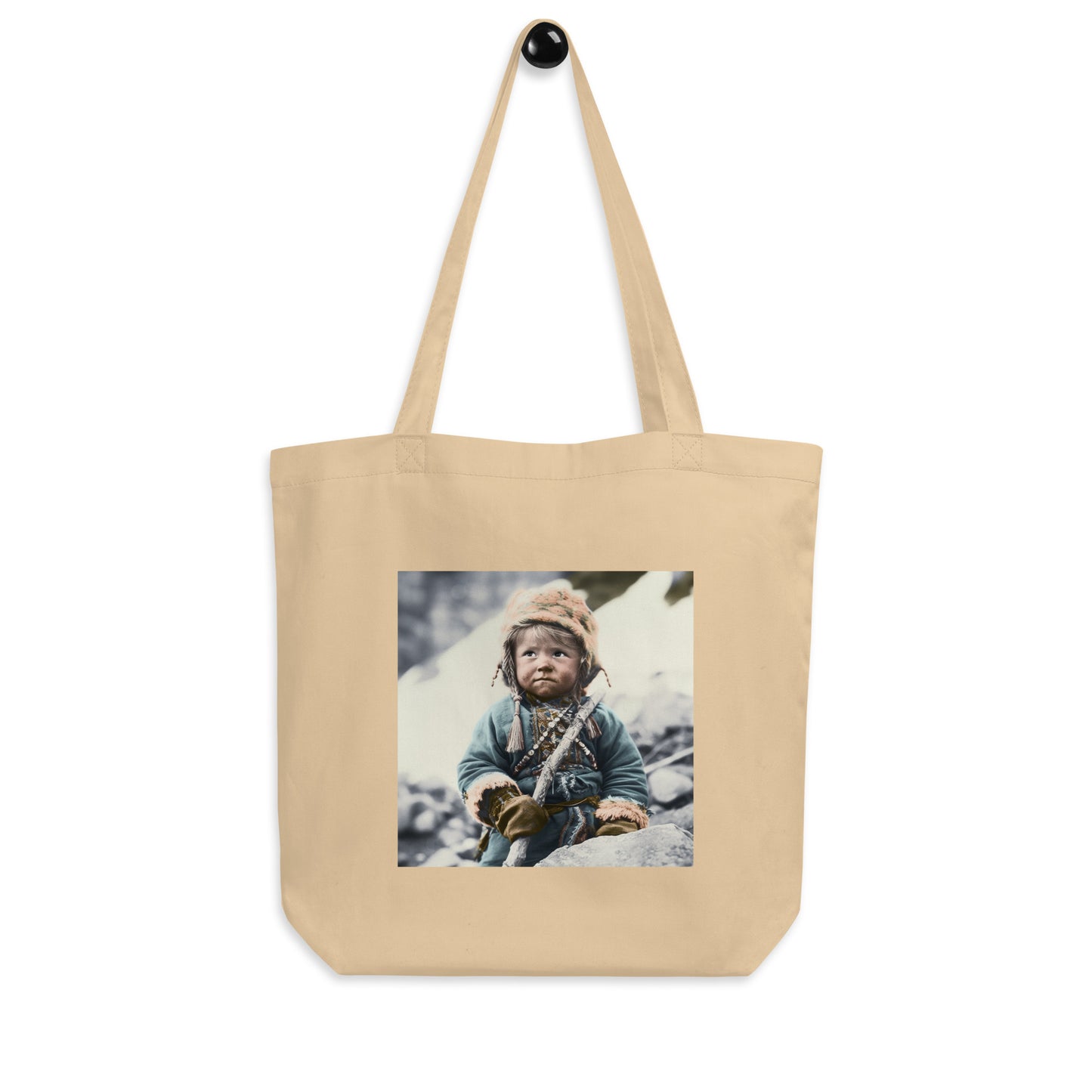 Tote Bag / Organic Cotton Twill / Portrait Ötzi Tisenjoch II