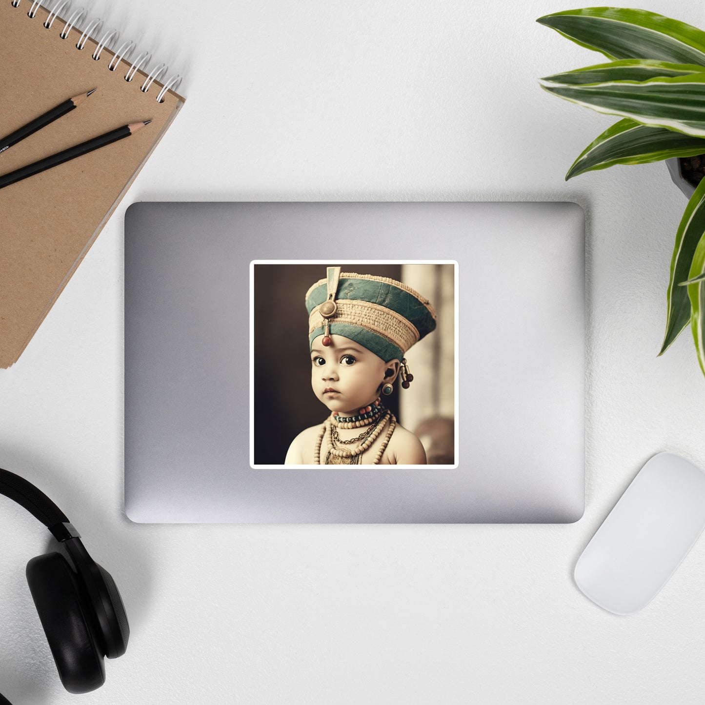 Sticker / 1x Large / Portrait Nefertiti Neferneferuaten I