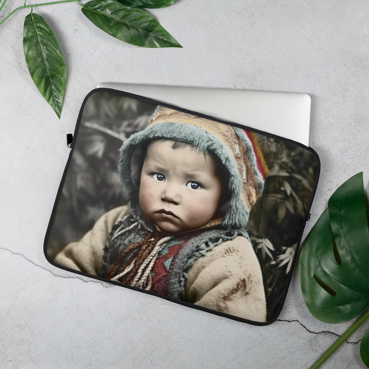 Laptop Sleeve / Neoprene / Portrait Koelbjerg Child I