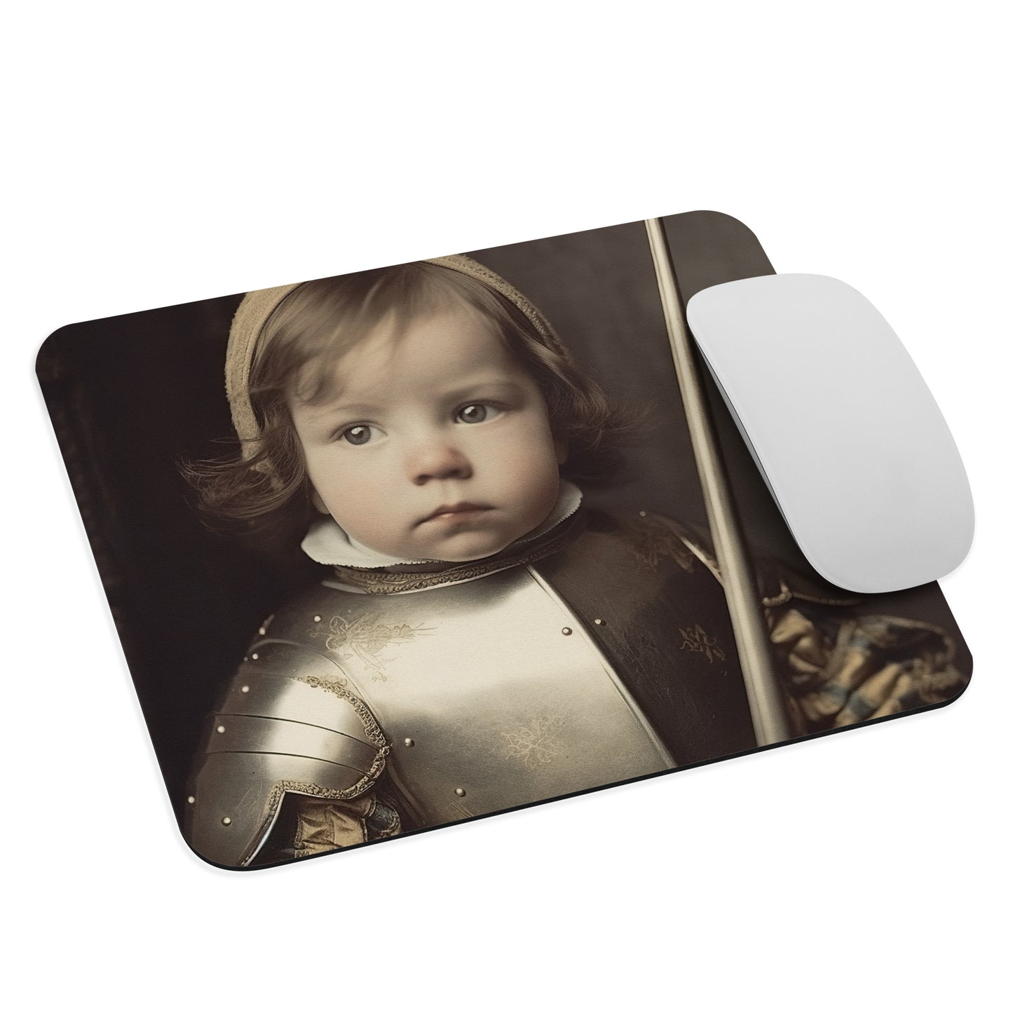 Mouse Pad / Non-slip / Portrait Jeanne 'Joan' Arc II