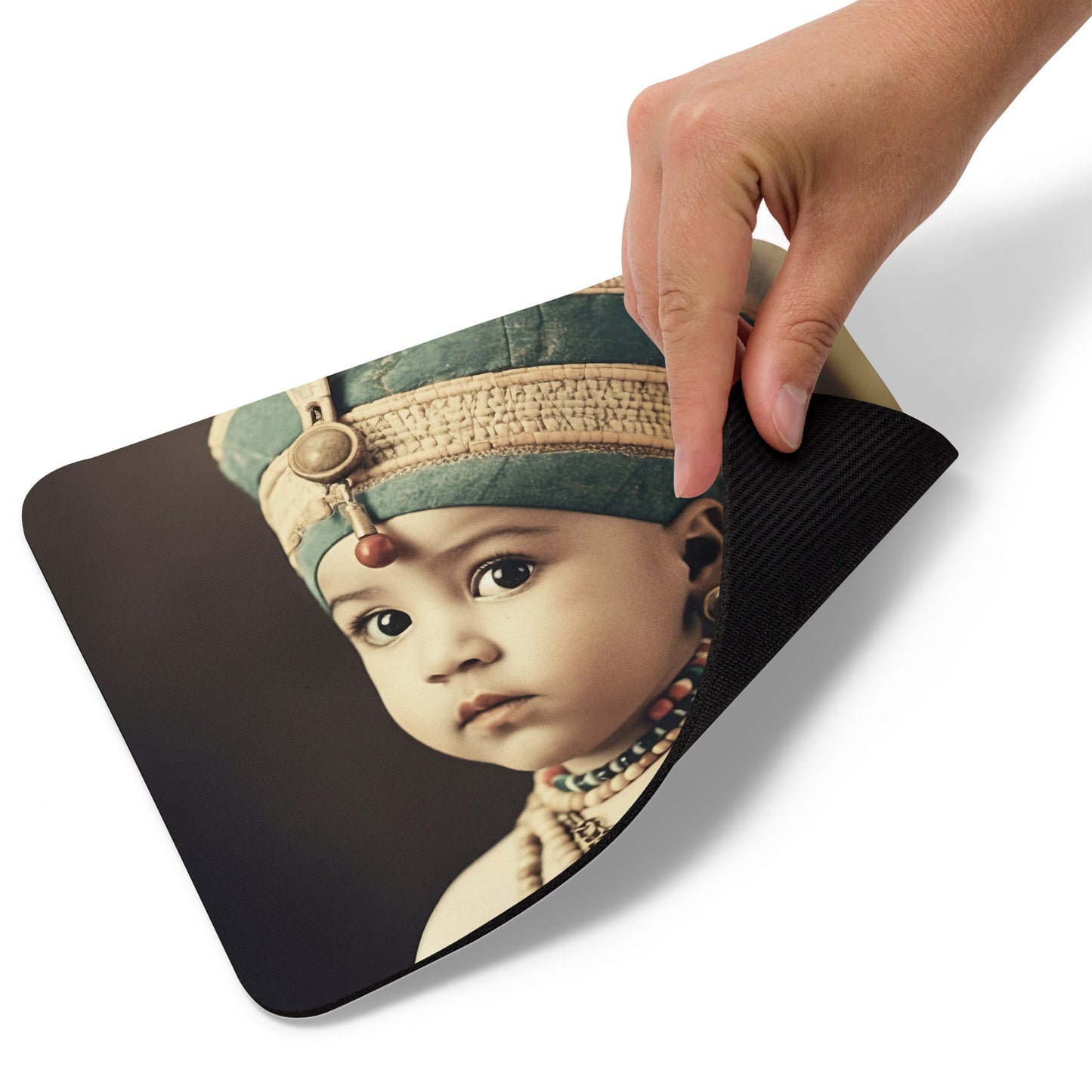 Mouse Pad / Non-slip / Portrait Nefertiti Neferneferuaten I