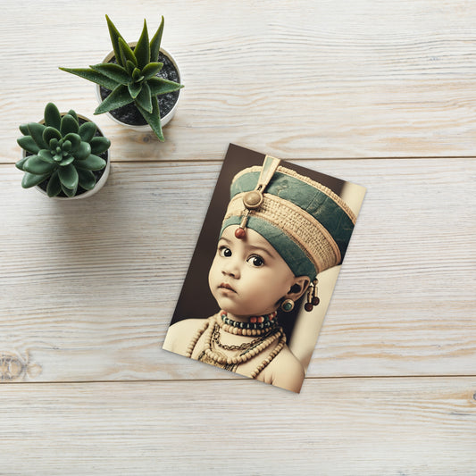 Postcard / 1x Standard / Portrait Nefertiti Neferneferuaten I