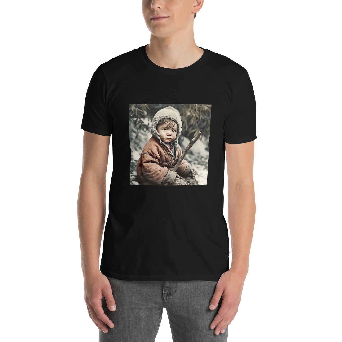 T-Shirt Unisex / Ring Spun Cotton / Portrait Ötzi Tisenjoch I