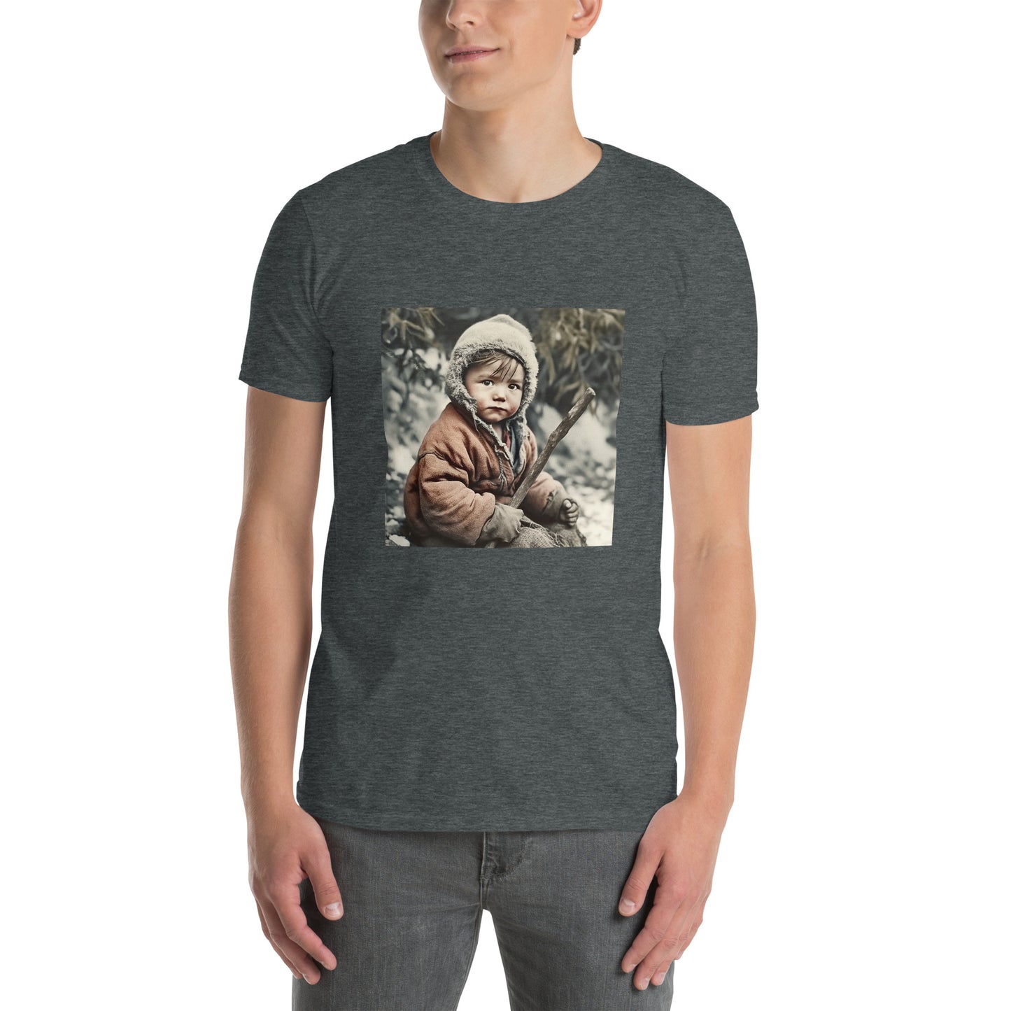 T-Shirt Unisex / Ring Spun Cotton / Portrait Ötzi Tisenjoch I