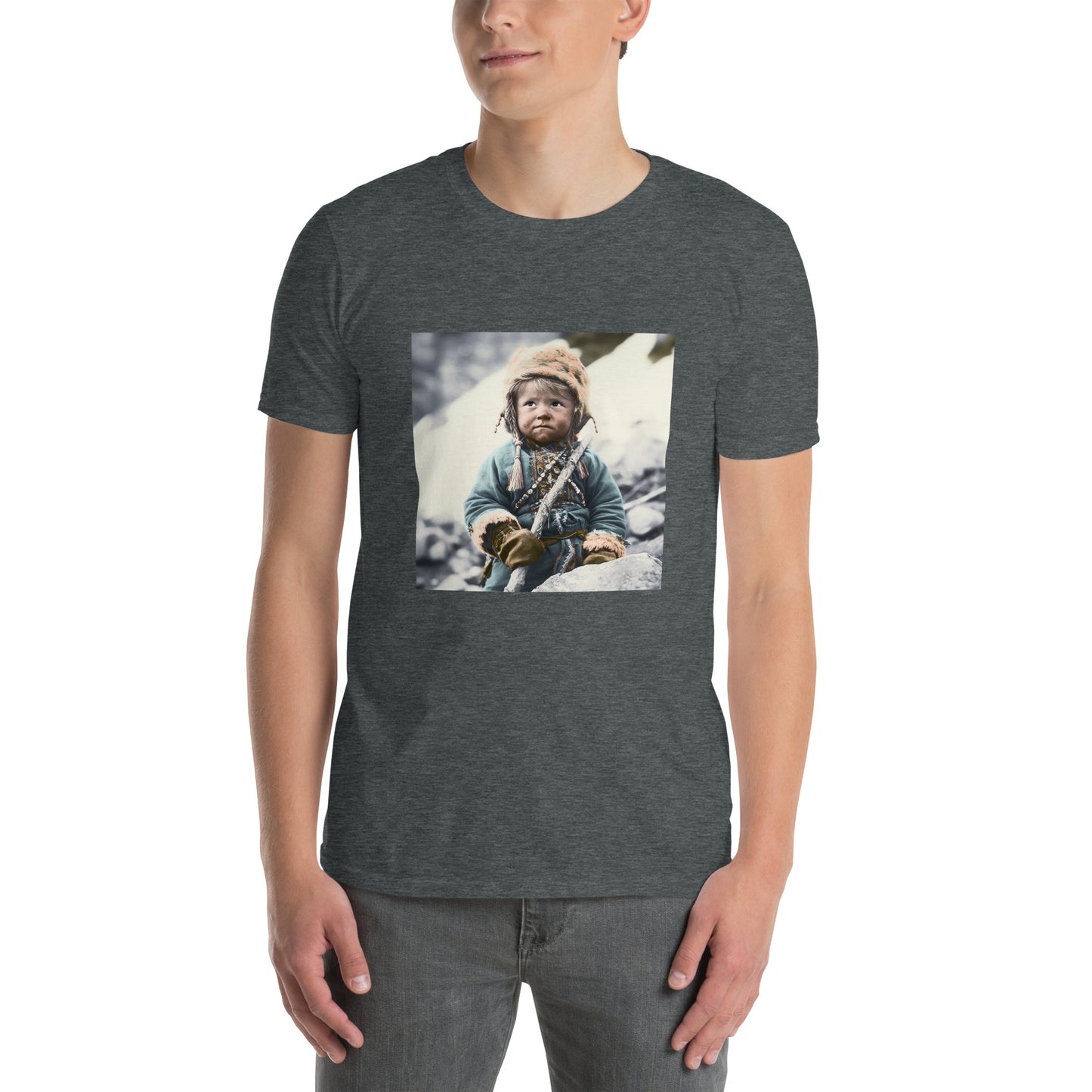 T-Shirt Unisex / Ring Spun Cotton / Portrait Ötzi Tisenjoch II