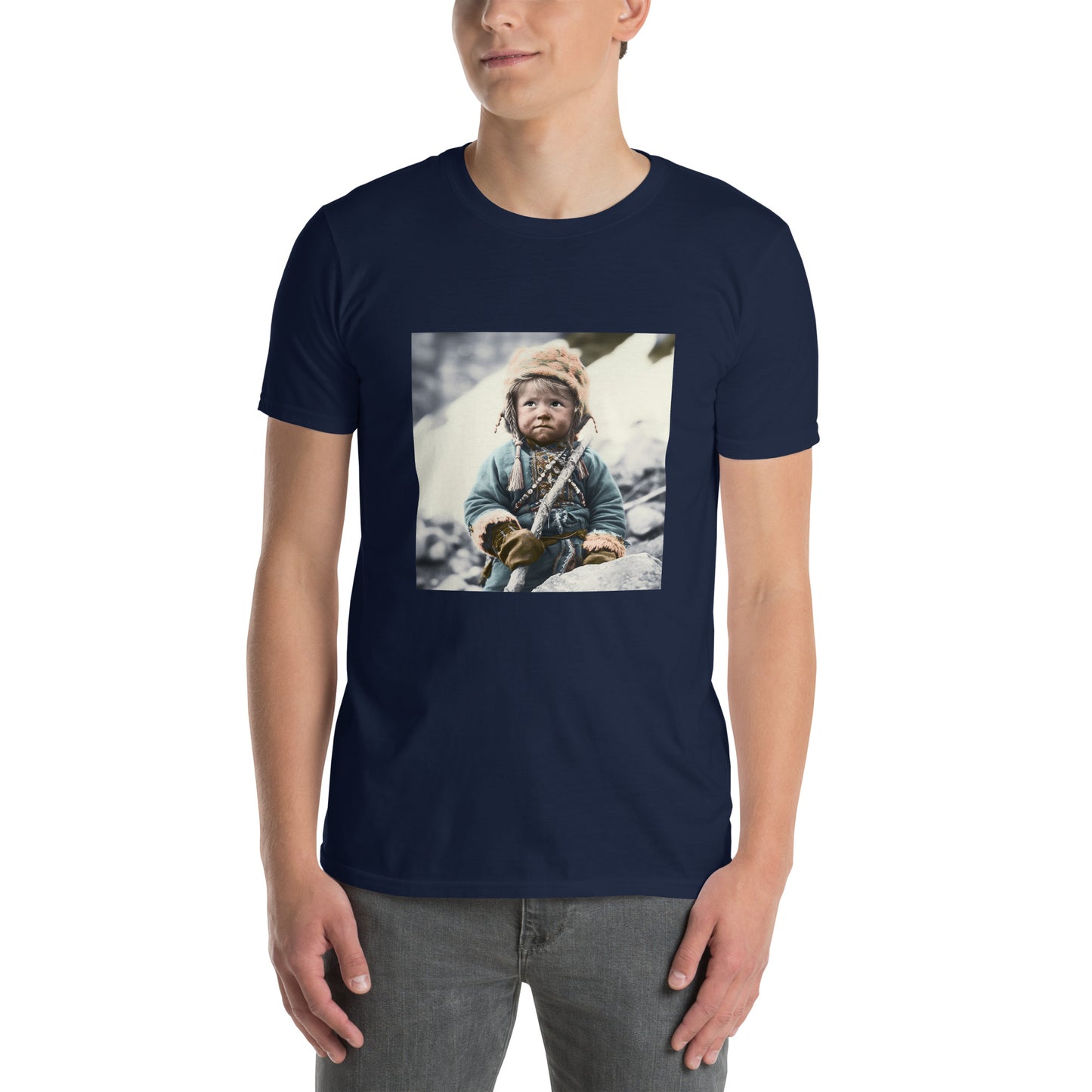 T-Shirt Unisex / Ring Spun Cotton / Portrait Ötzi Tisenjoch II