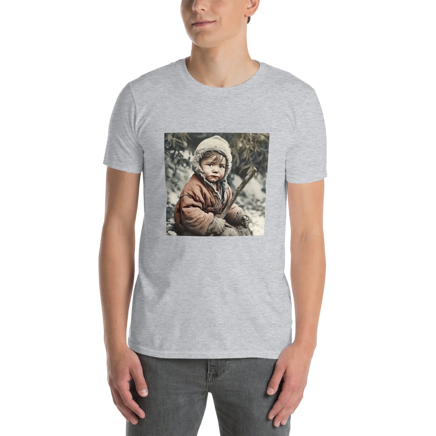 T-Shirt Unisex / Ring Spun Cotton / Portrait Ötzi Tisenjoch I