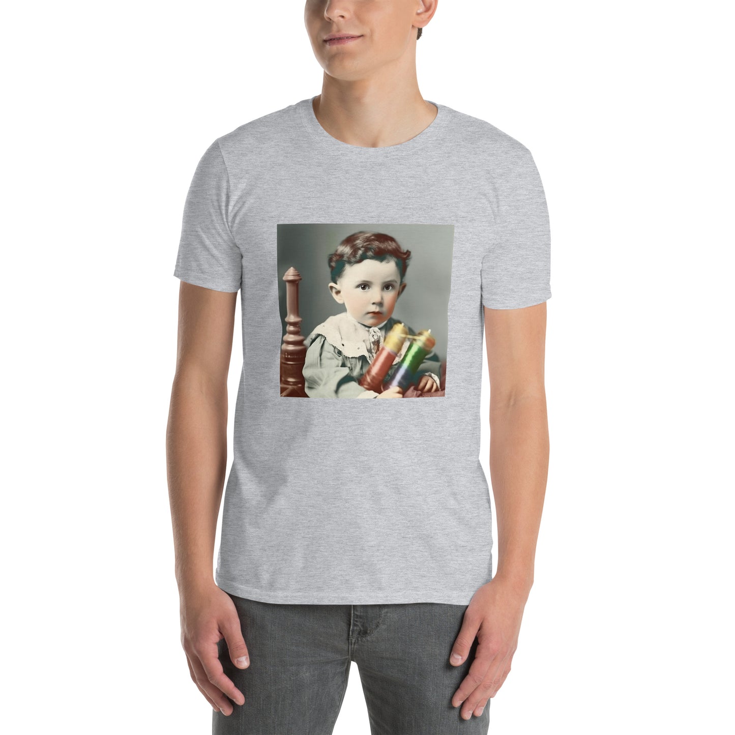 T-Shirt Unisex / Ring Spun Cotton / Portrait Nikola Milutin I