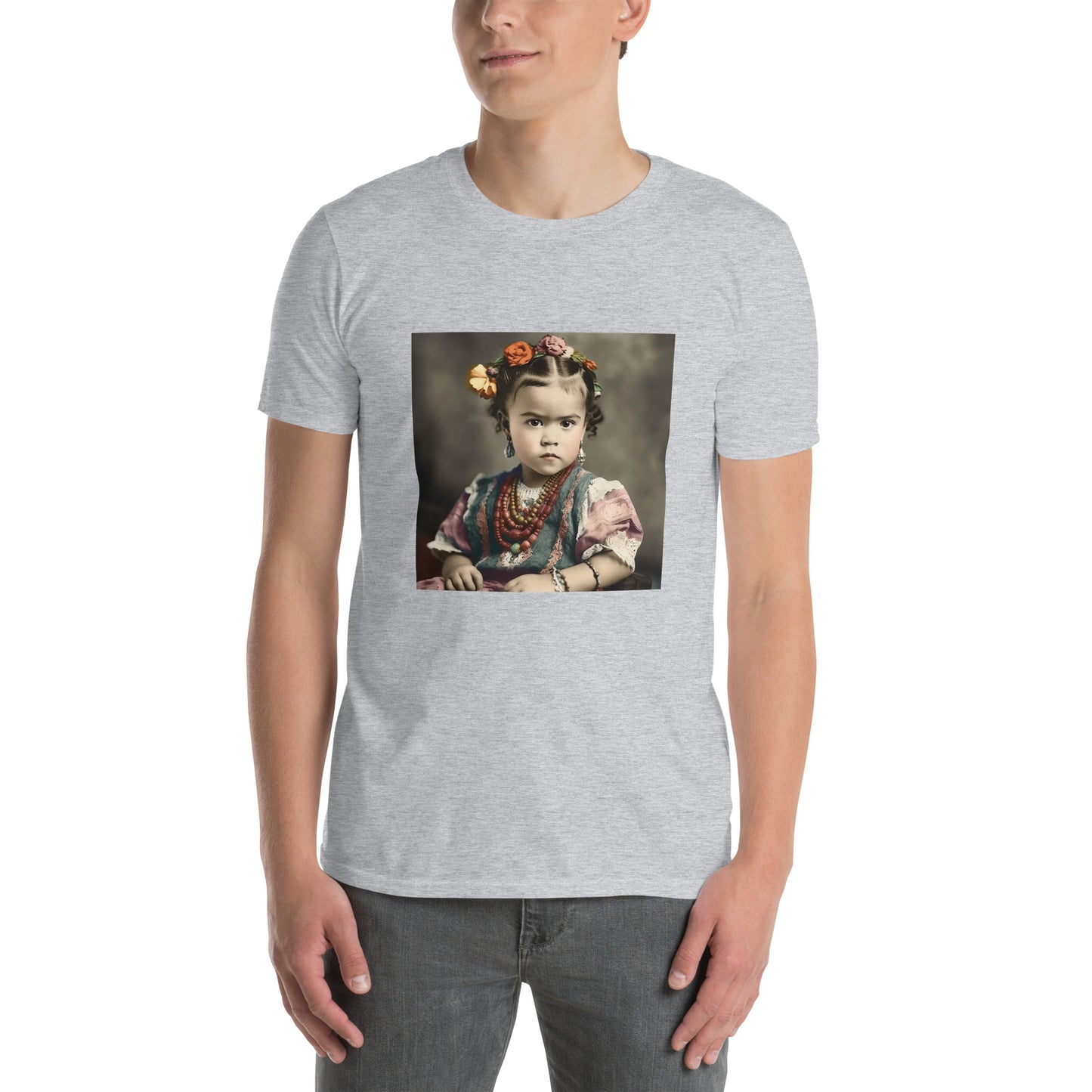 T-Shirt Unisex / Ring Spun Cotton / Portrait Magdalena Frida VIII