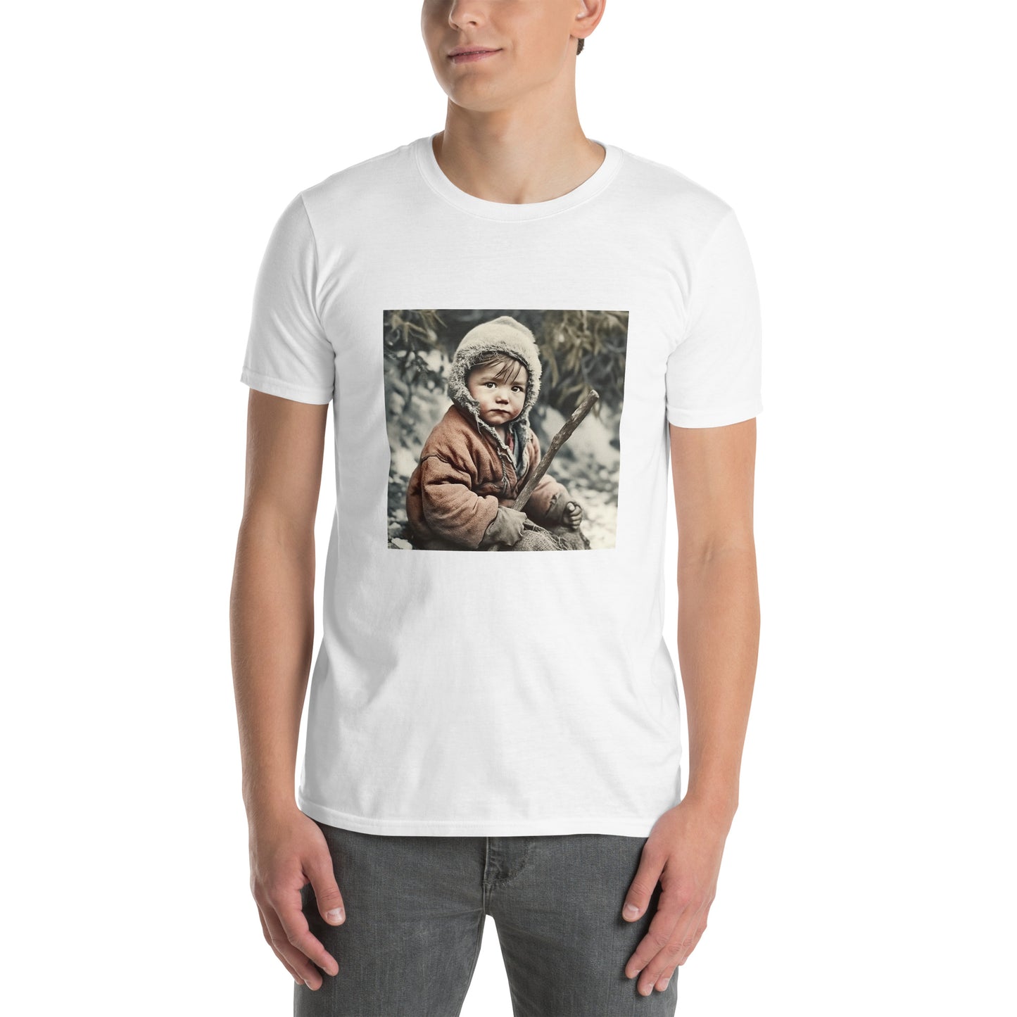 T-Shirt Unisex / Ring Spun Cotton / Portrait Ötzi Tisenjoch I