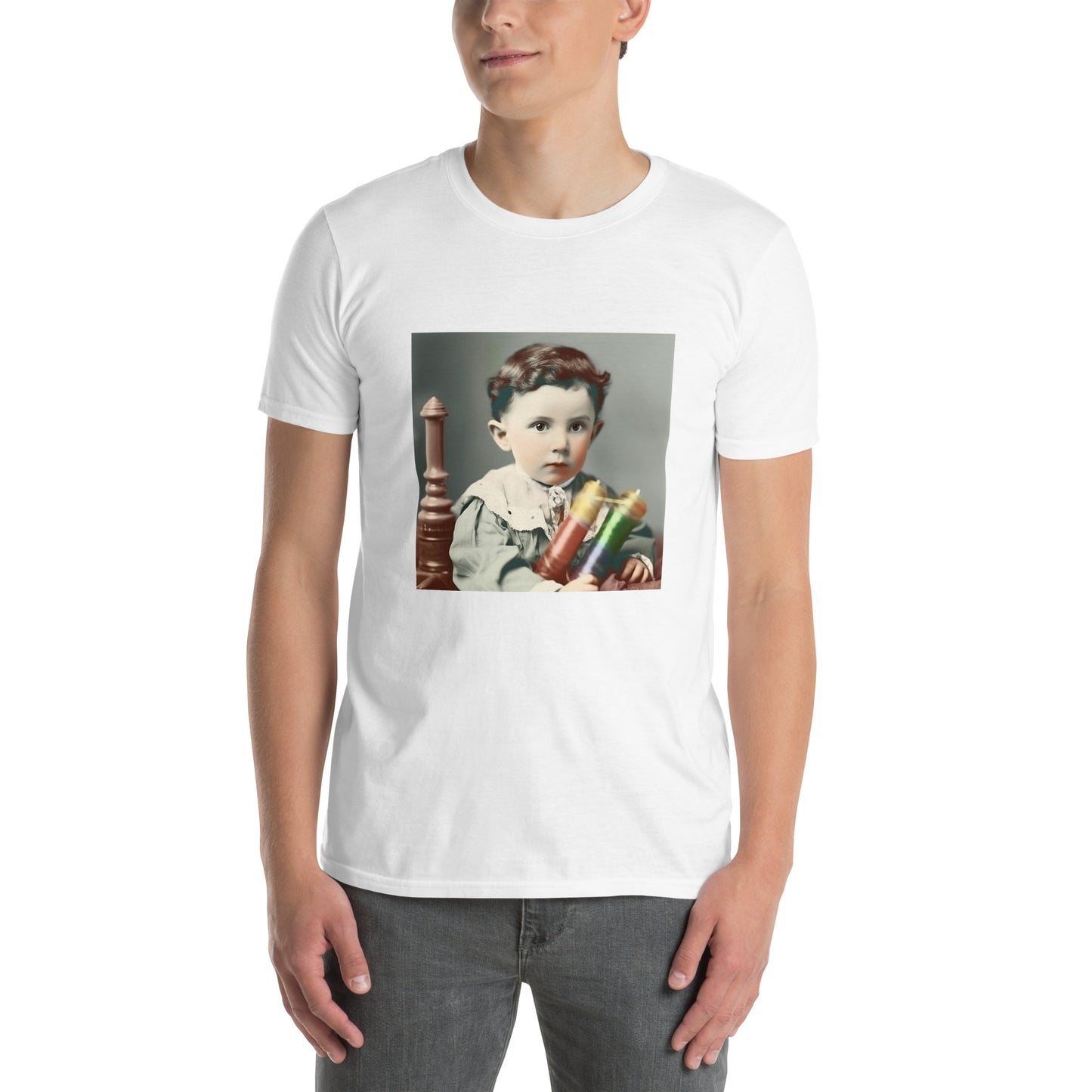 T-Shirt Unisex / Ring Spun Cotton / Portrait Nikola Milutin I