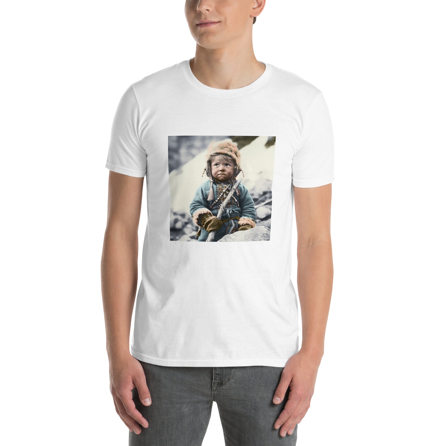 T-Shirt Unisex / Ring Spun Cotton / Portrait Ötzi Tisenjoch II