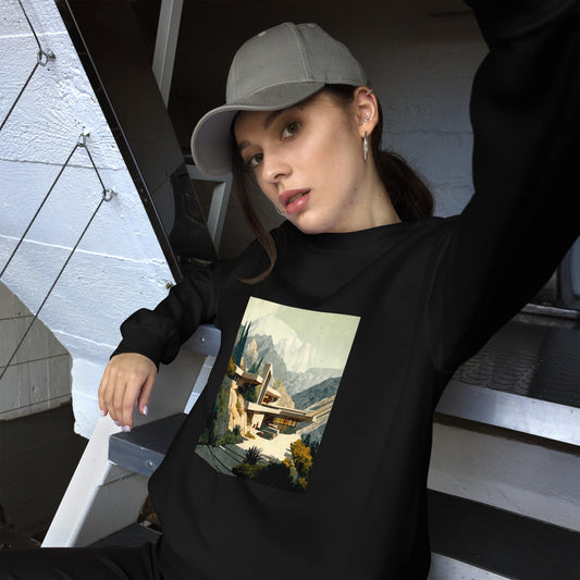 Sweatshirt Unisex / Air Spun Cotton / Architecture #1