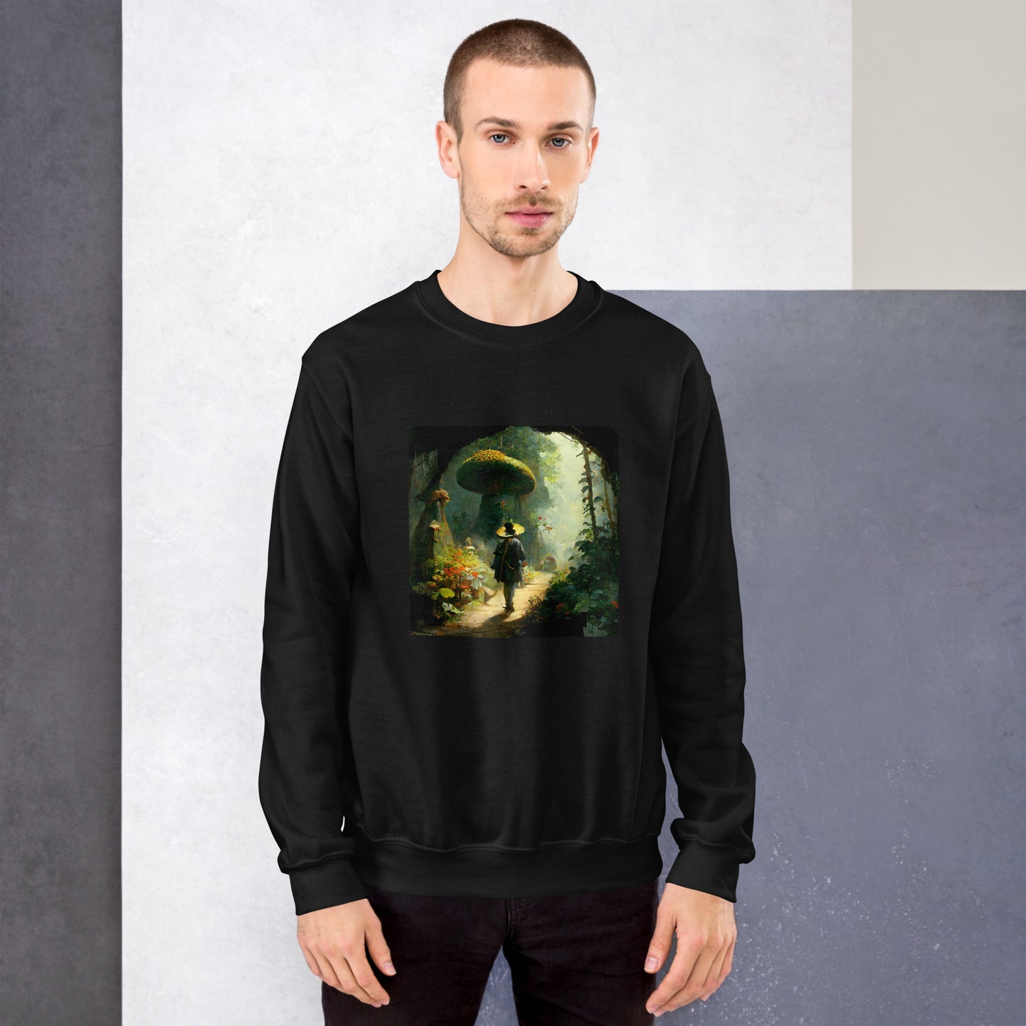 Sweatshirt Unisex / Air Spun Cotton / Fairytale Forest #2