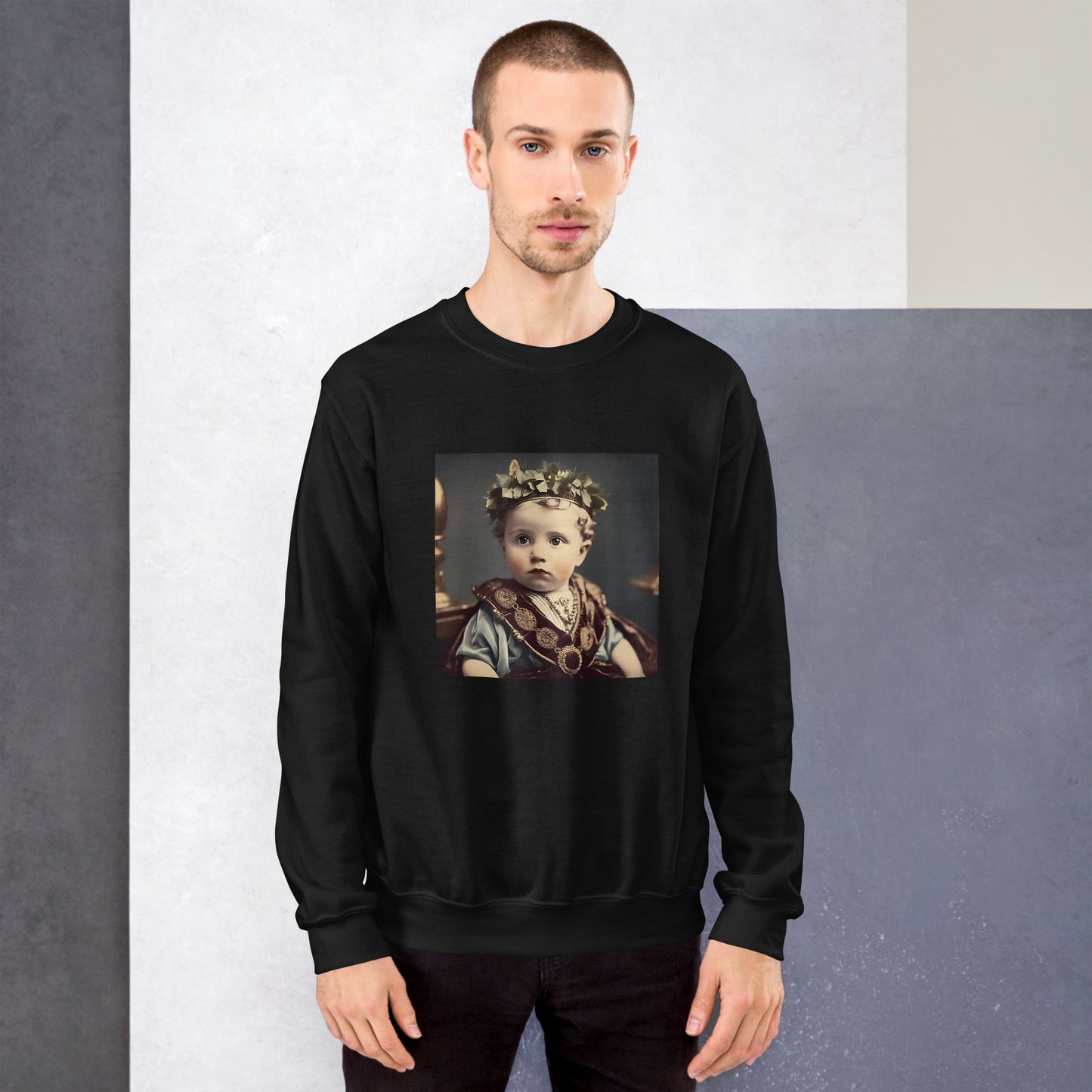 Sweatshirt Unisex / Air Spun Cotton / Portrait Gaius Julius I