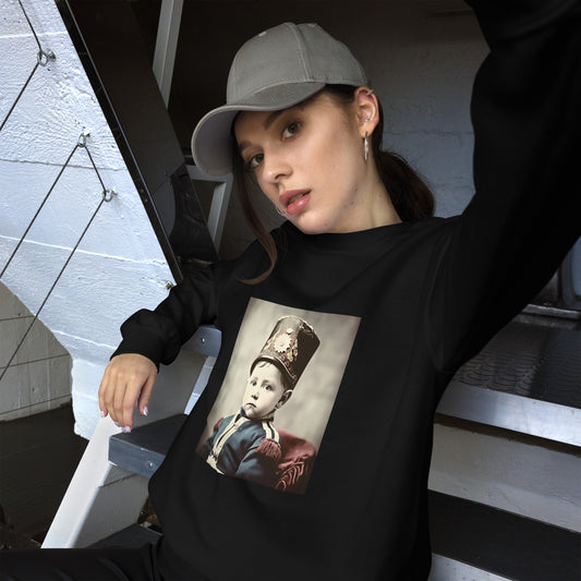 Sweatshirt Unisex / Air Spun Cotton / Portrait Napoleon Carlo III