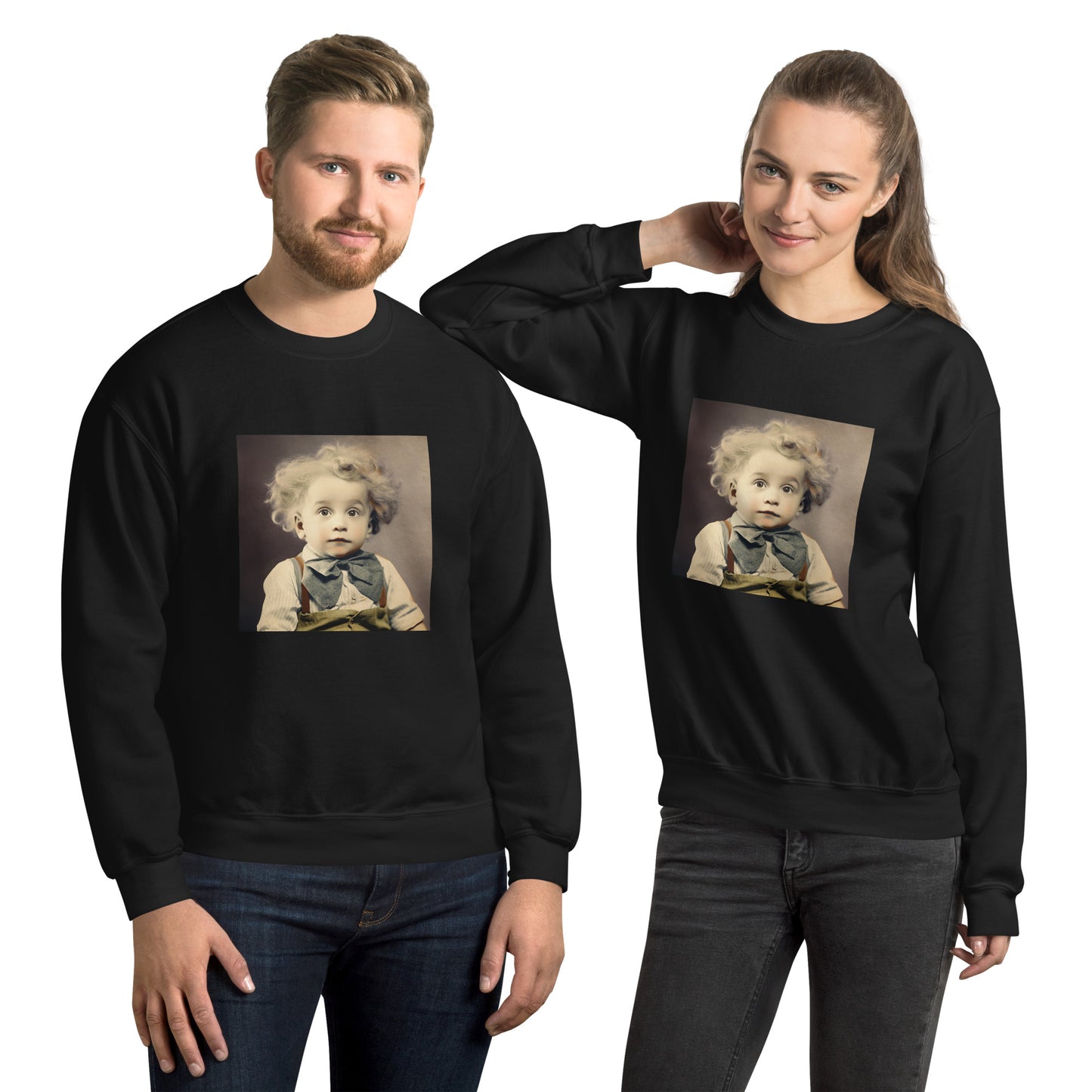 Sweatshirt Unisex / Air Spun Cotton / Portrait Albert Hermann II