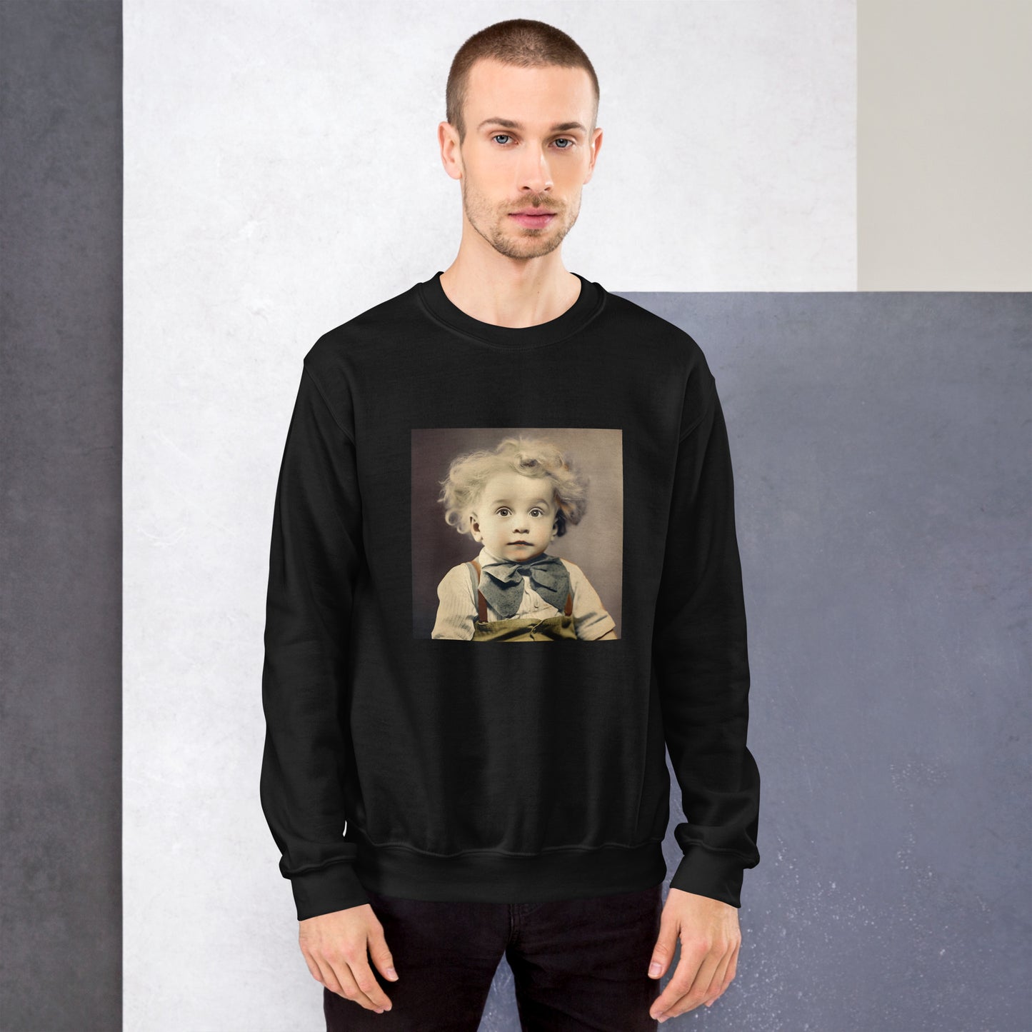 Sweatshirt Unisex / Air Spun Cotton / Portrait Albert Hermann II