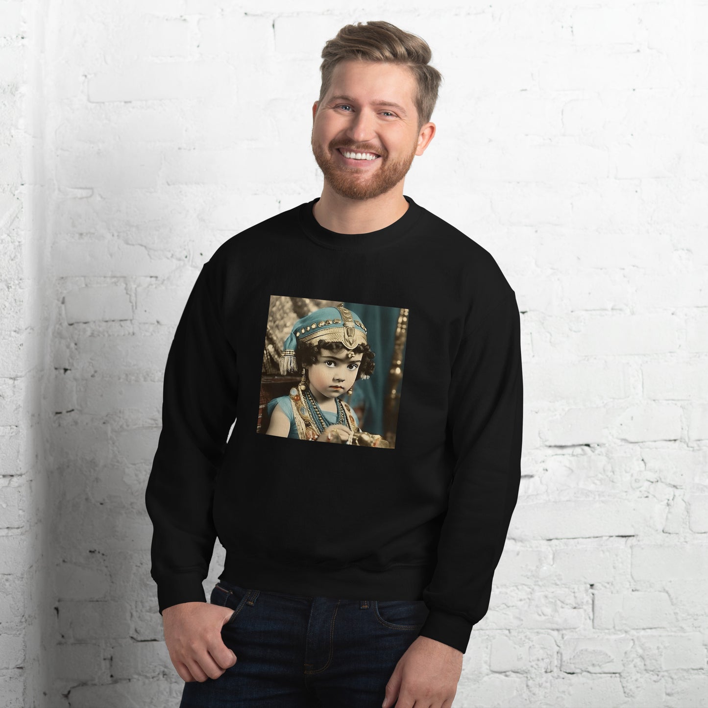 Sweatshirt Unisex / Air Spun Cotton / Portrait Cleopatra Philopator II