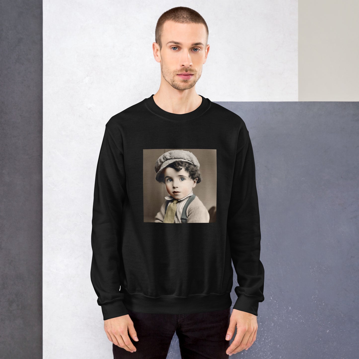 Sweatshirt Unisex / Air Spun Cotton / Portrait Charles 'Charlie' Spencer III