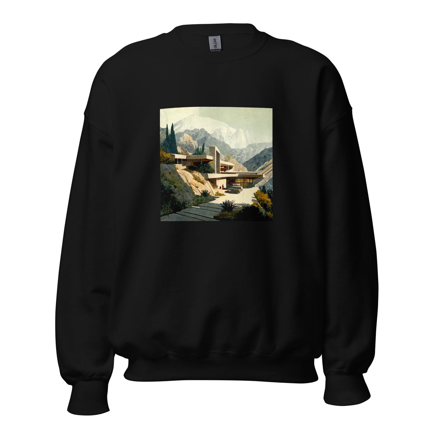 Sweatshirt Unisex / Air Spun Cotton / Architecture #1