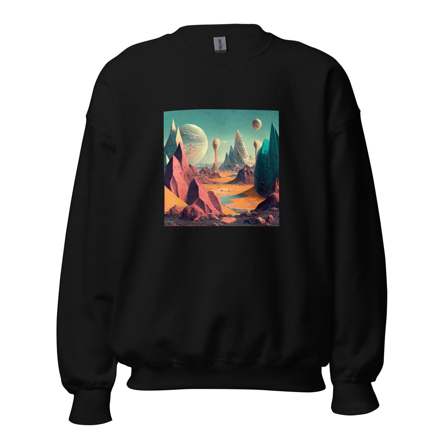 Sweatshirt Unisex / Air Spun Cotton / Exoplanet #3