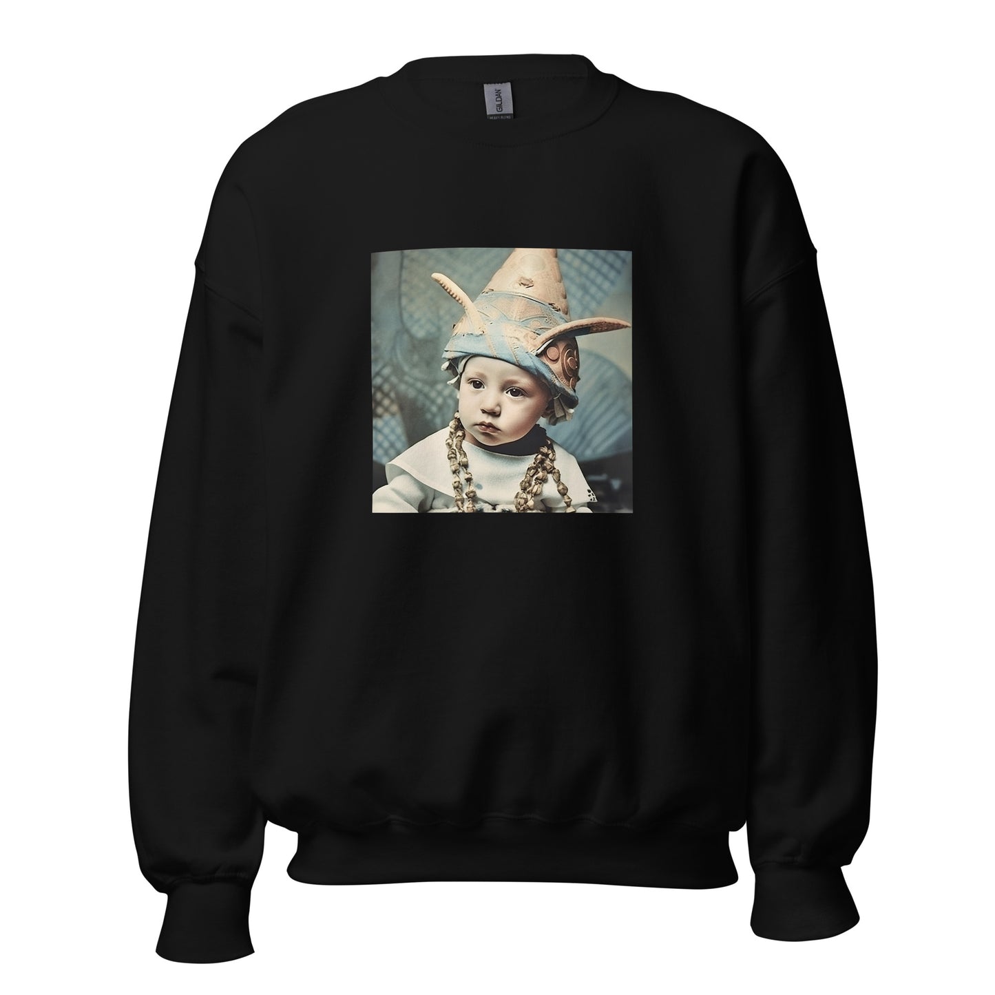 Sweatshirt Unisex / Air Spun Cotton / Portrait Akhenaten Amenhotep II