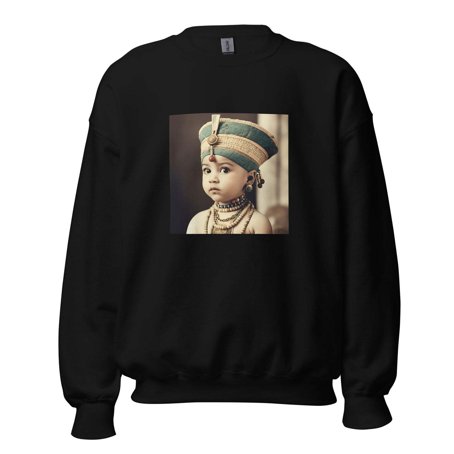 Sweatshirt Unisex / Air Spun Cotton / Portrait Nefertiti Neferneferuaten I