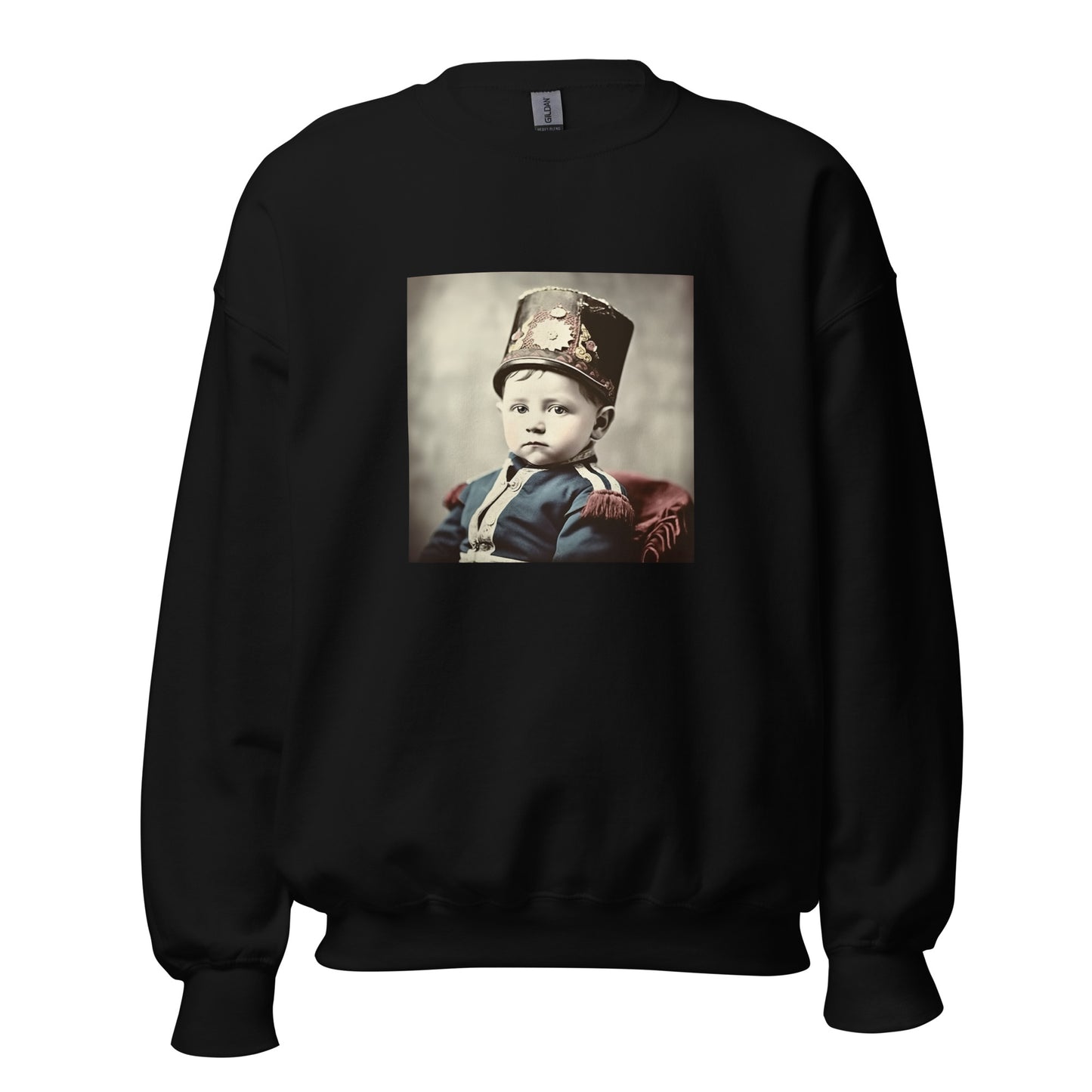 Sweatshirt Unisex / Air Spun Cotton / Portrait Napoleon Carlo III