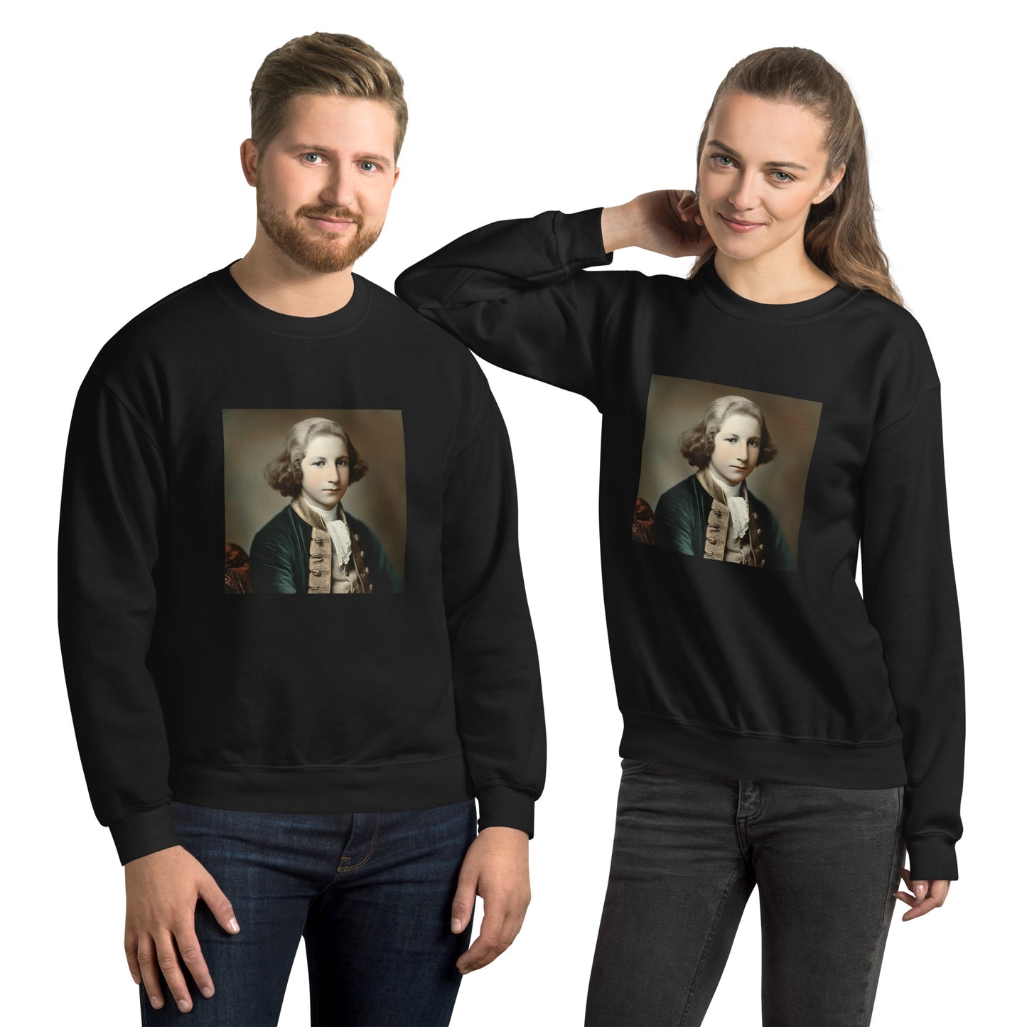 Sweatshirt Unisex / Air Spun Cotton / Portrait George Augustine I