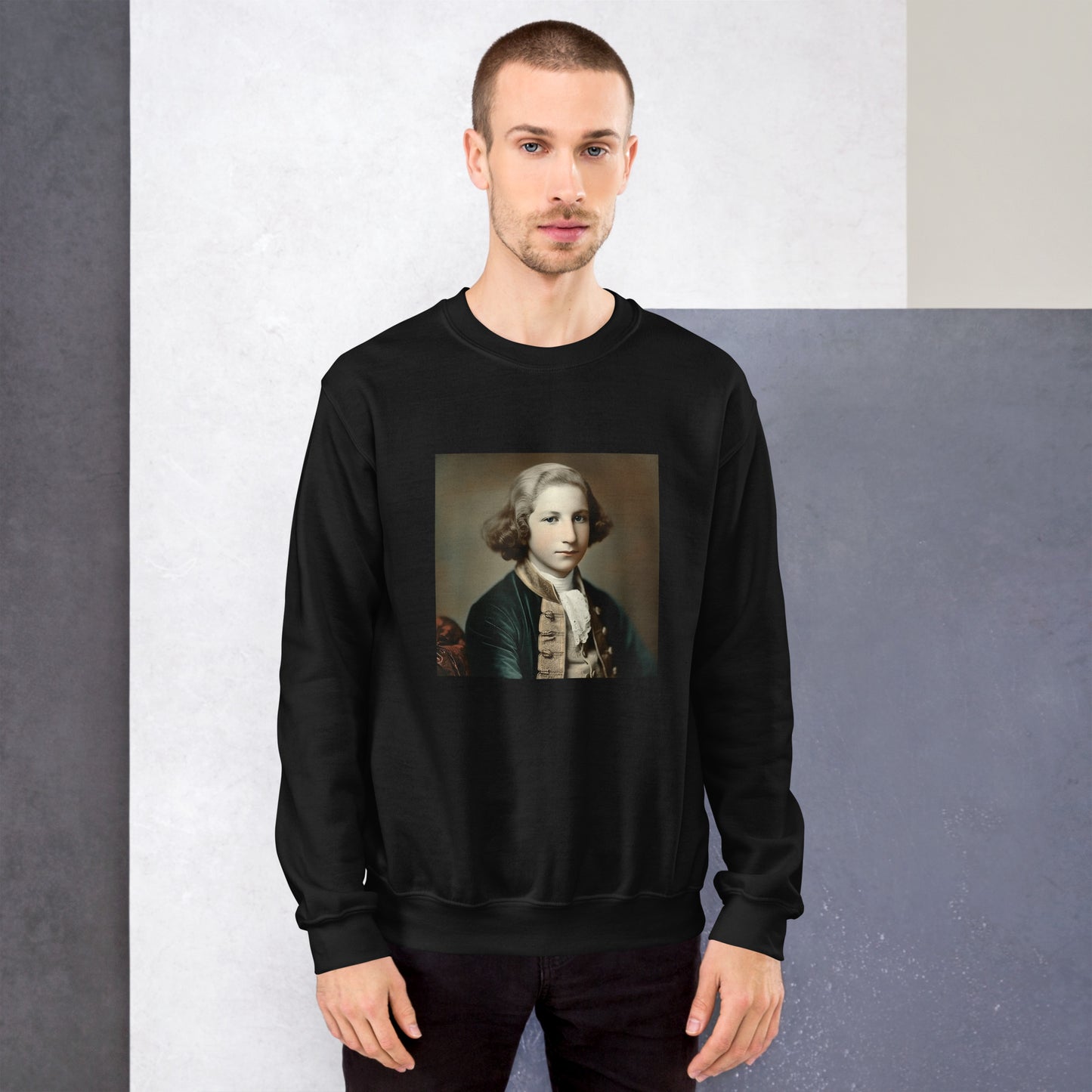 Sweatshirt Unisex / Air Spun Cotton / Portrait George Augustine I