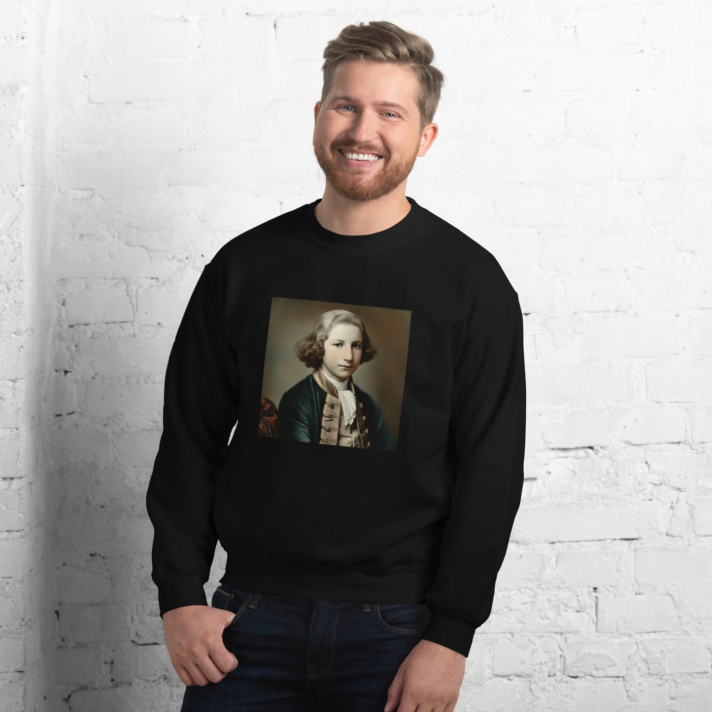 Sweatshirt Unisex / Air Spun Cotton / Portrait George Augustine I