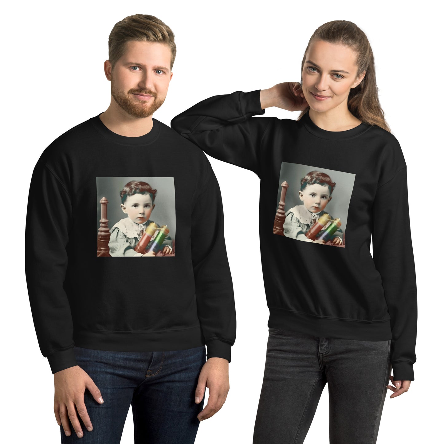 Sweatshirt Unisex / Air Spun Cotton / Portrait Nikola Milutin I